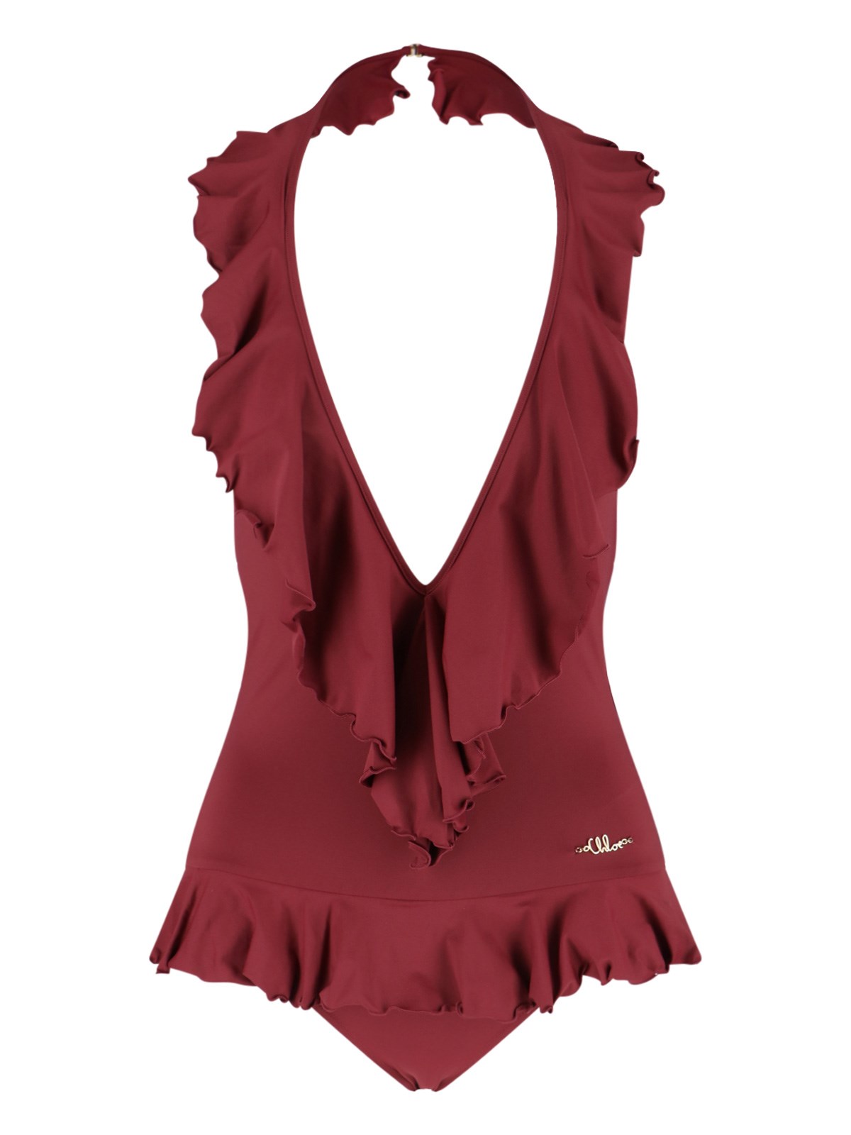 Chloé One-piece Swimsuit With Ruffles