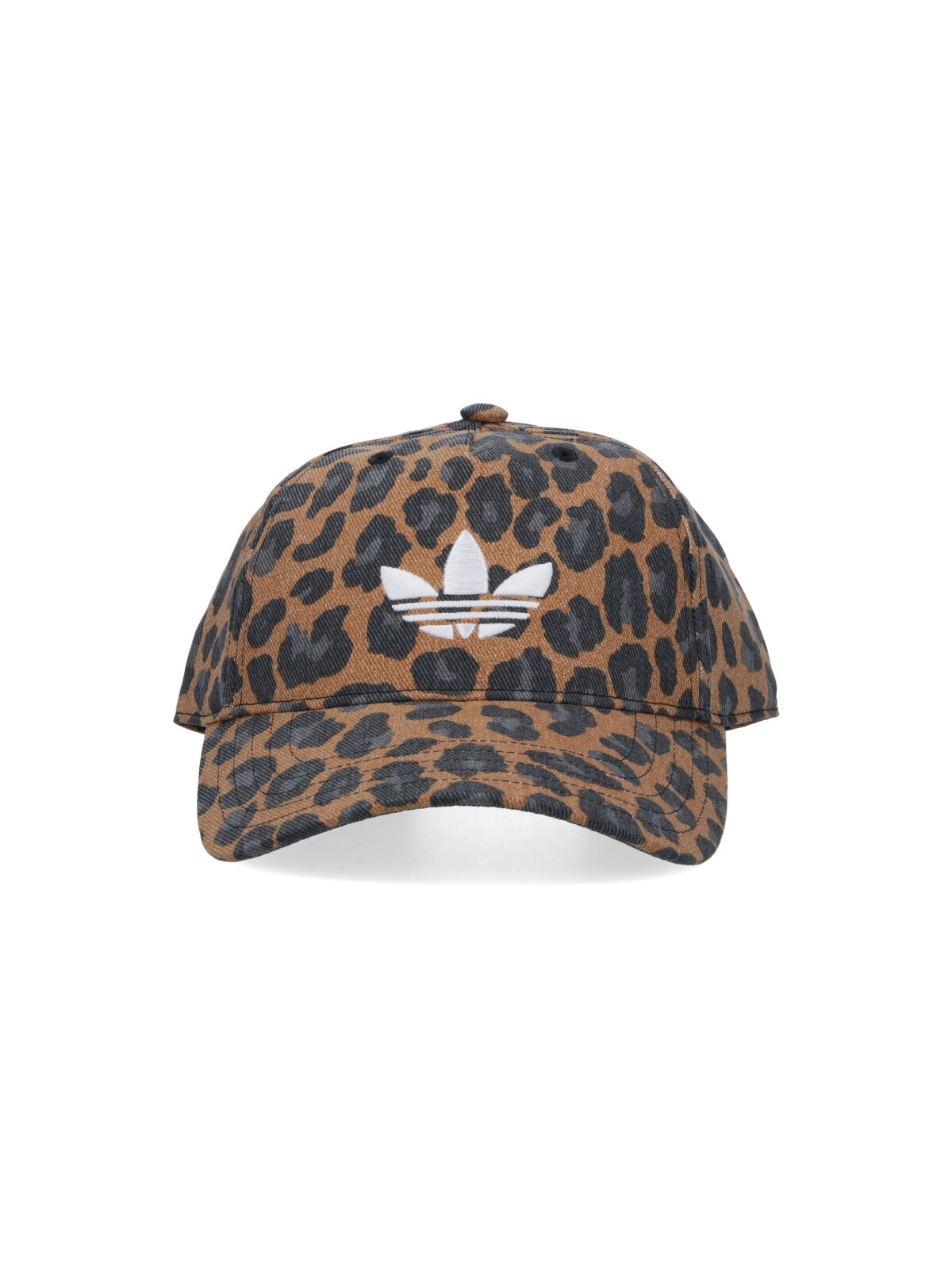 Adidas Originals Logo Baseball Cap In Brown
