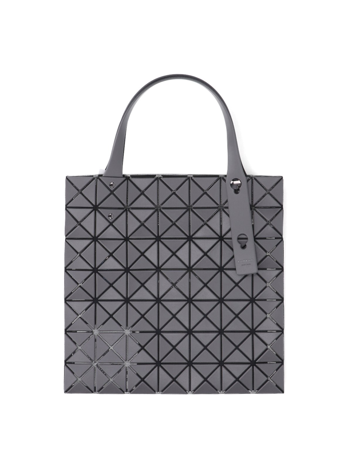 Bao Bao 'lucent Matte' Tote Bag In Gray