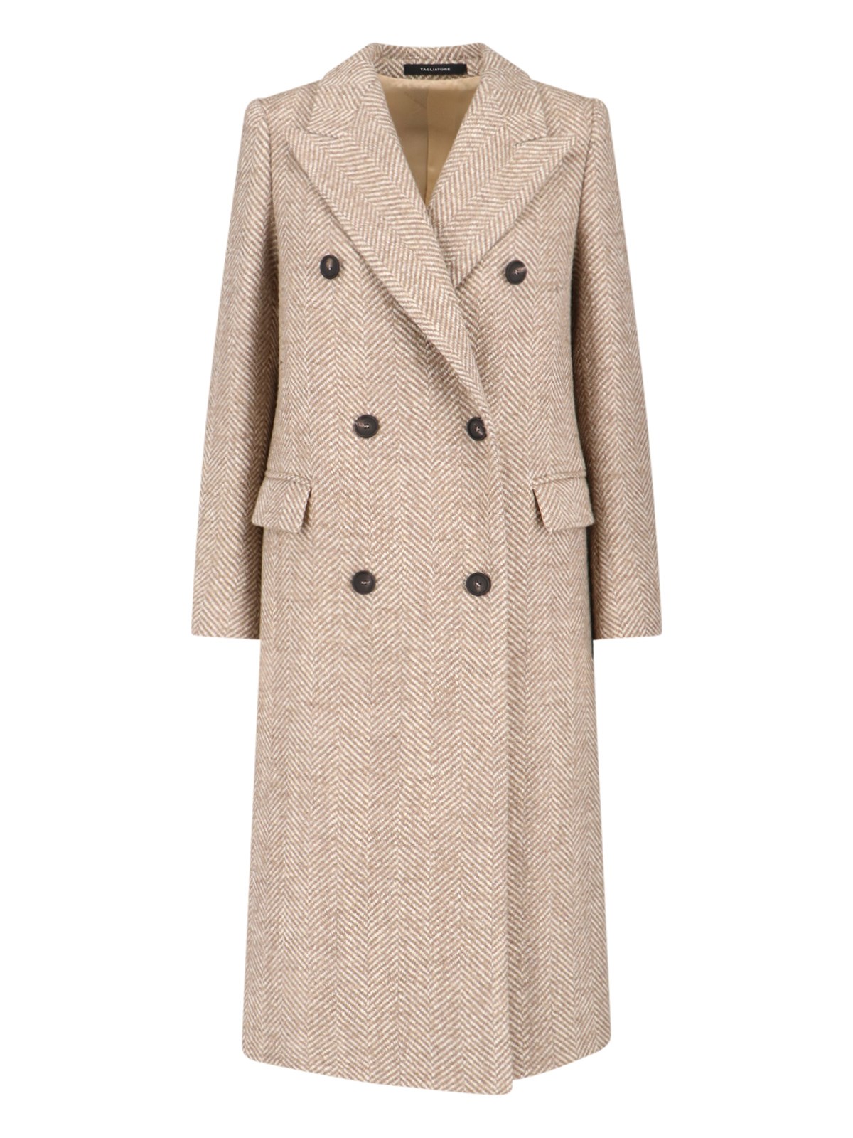 Tagliatore Versatile Jacket With Flap Pockets And Vents In Sand