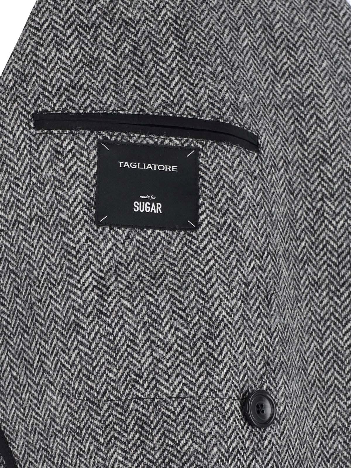 TAGLIATORE ダブルジレ Tagliatore Double-breasted virgin wool blazer available on