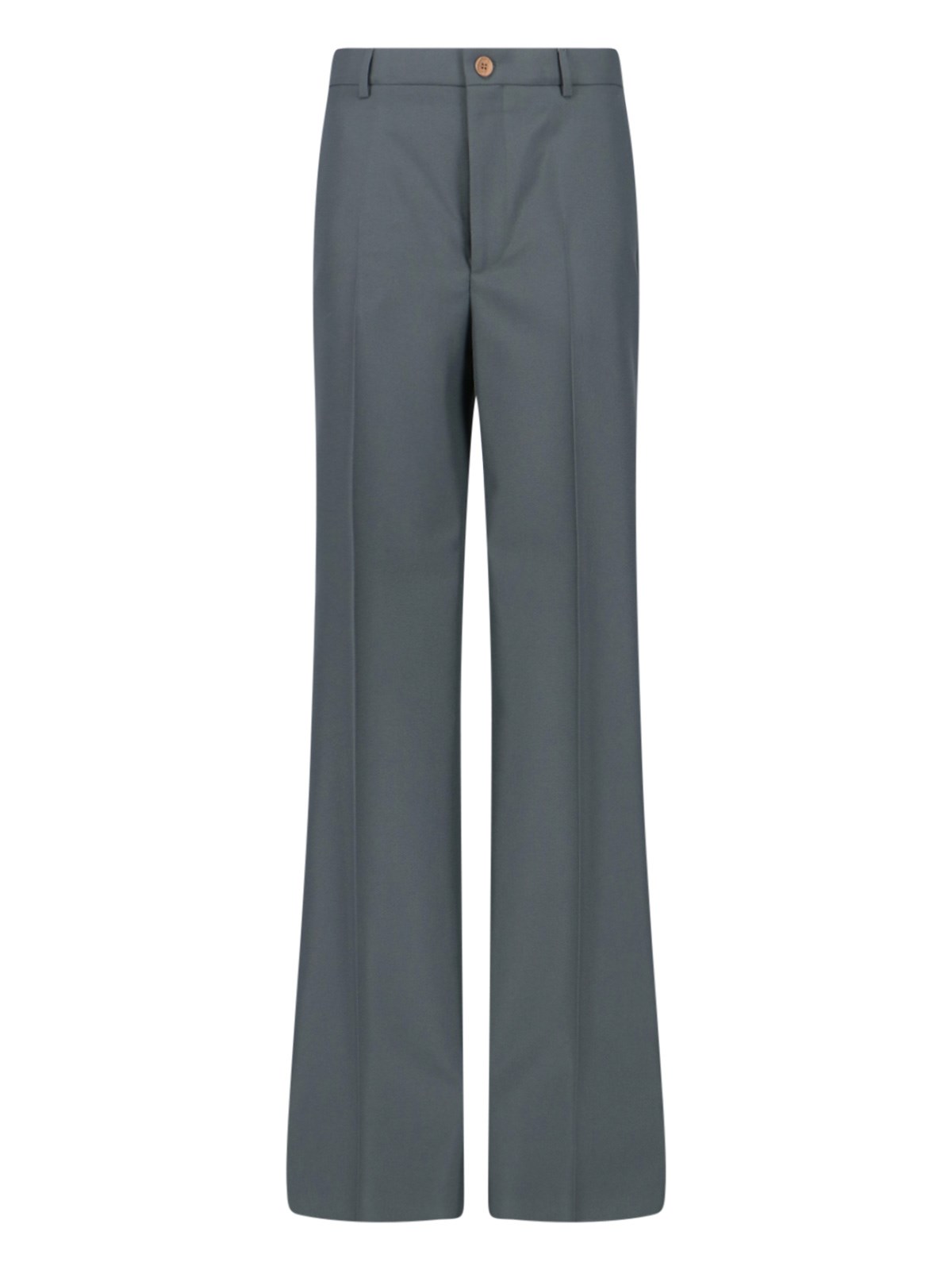 Gucci Women Technical Panama Pants In Gray