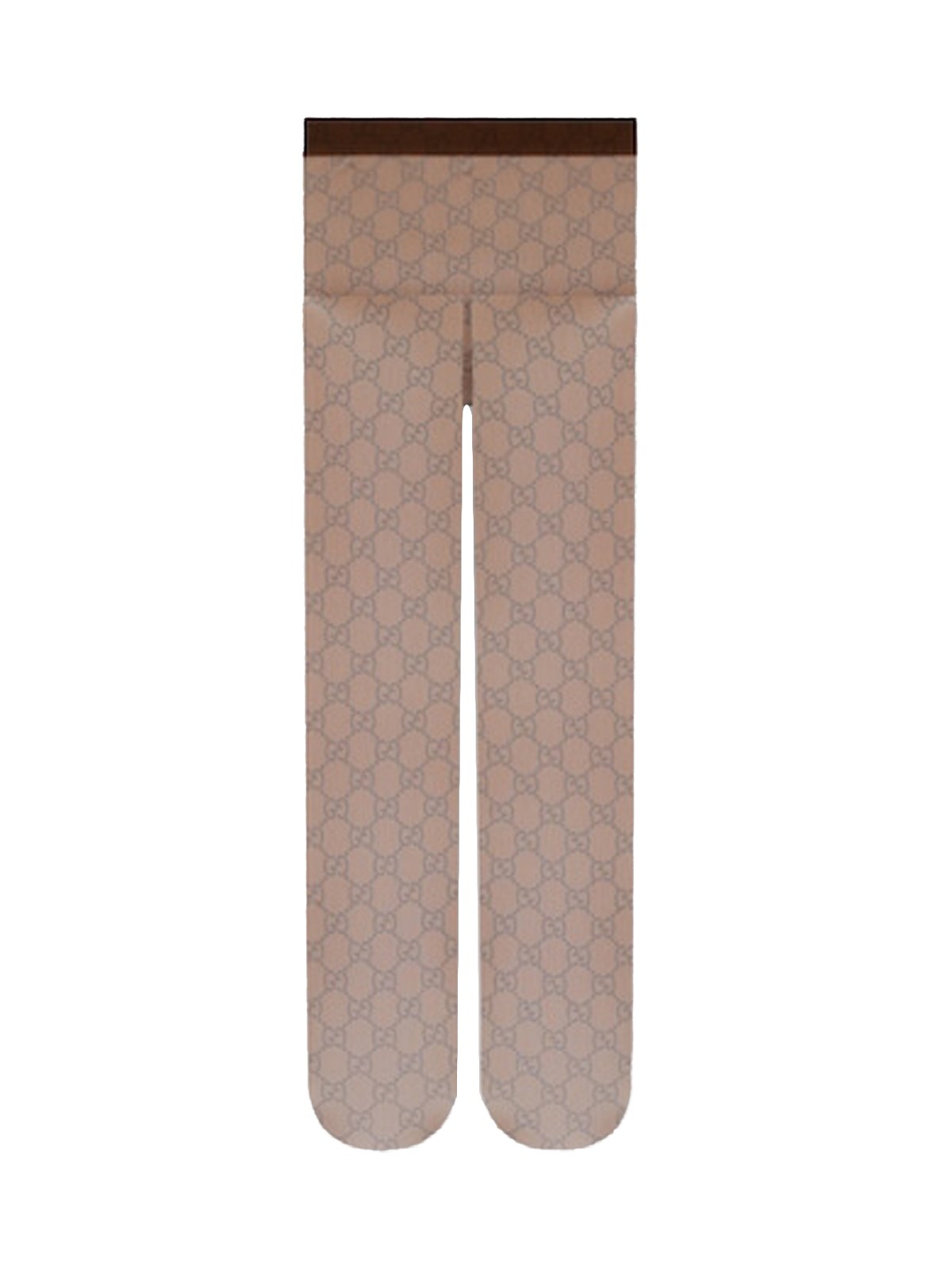 Gucci "gg" Tights In Brown