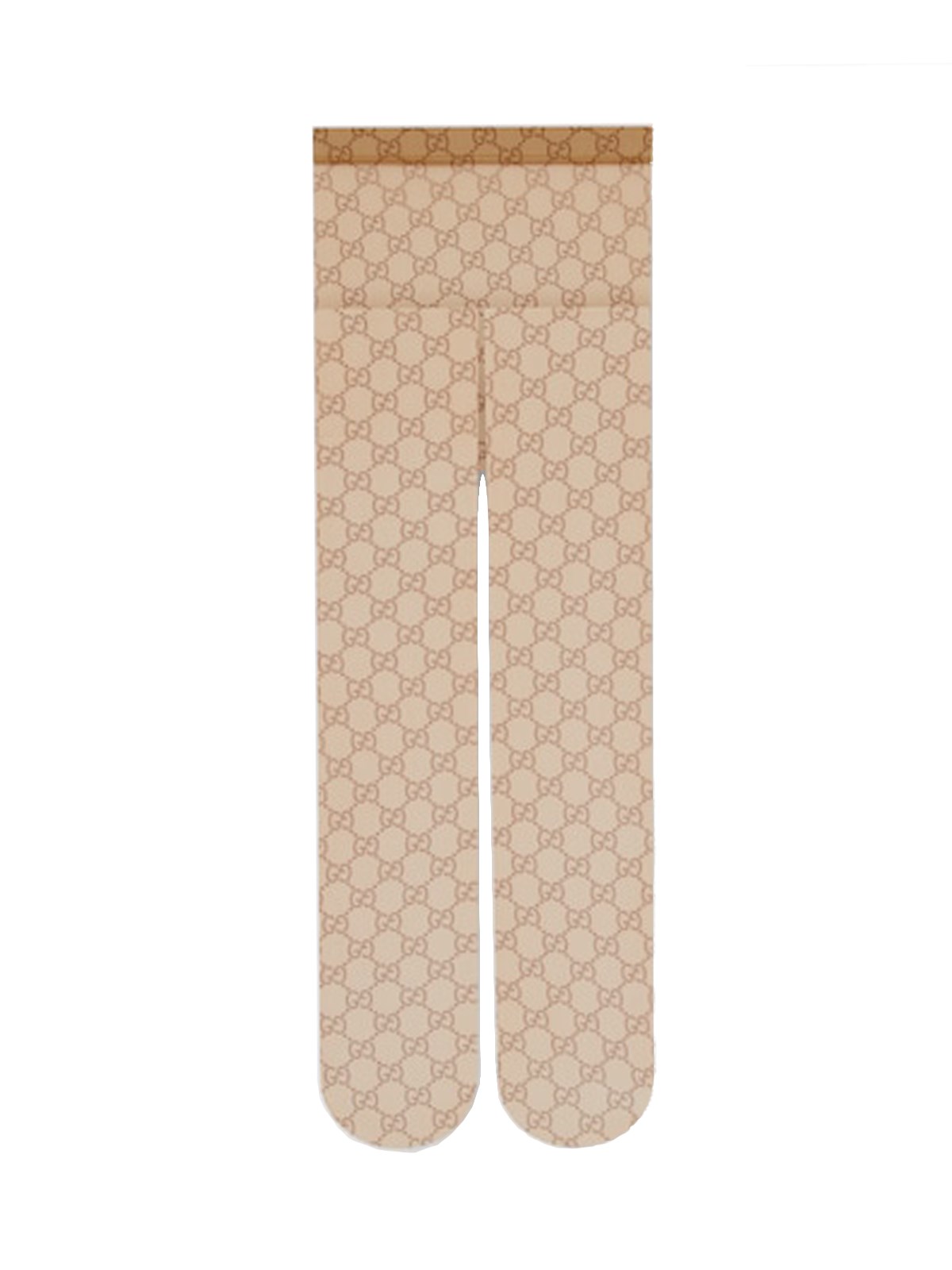 Gucci "gg" Tights In Sand