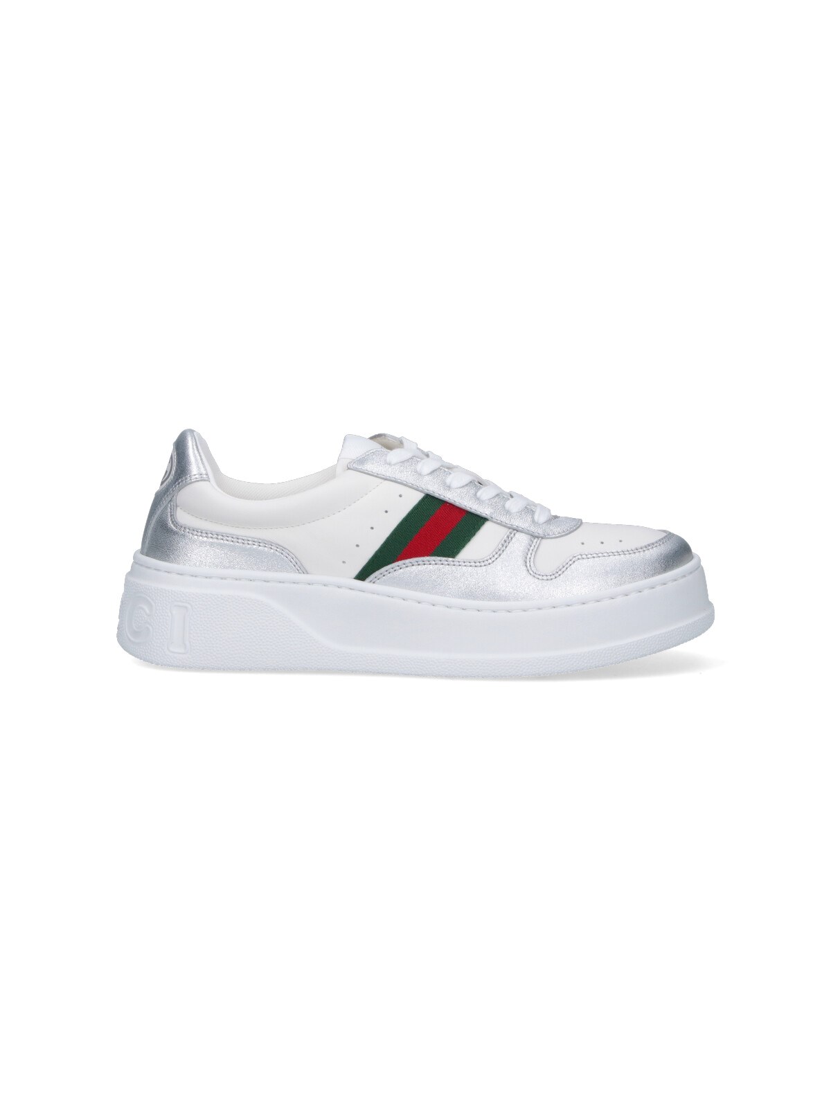 Gucci "chunky B" Sneakers In White