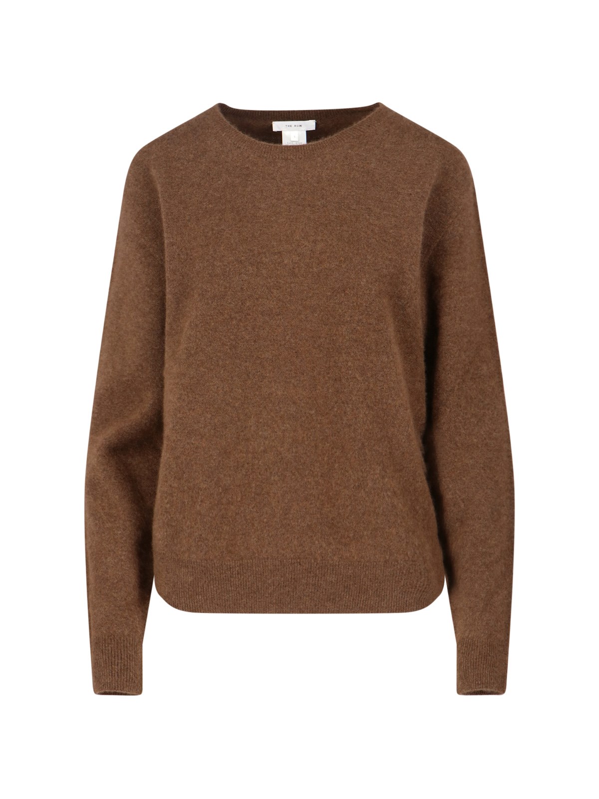 The Row Lorynna Cashmere And Silk-blend Sweater In Brown