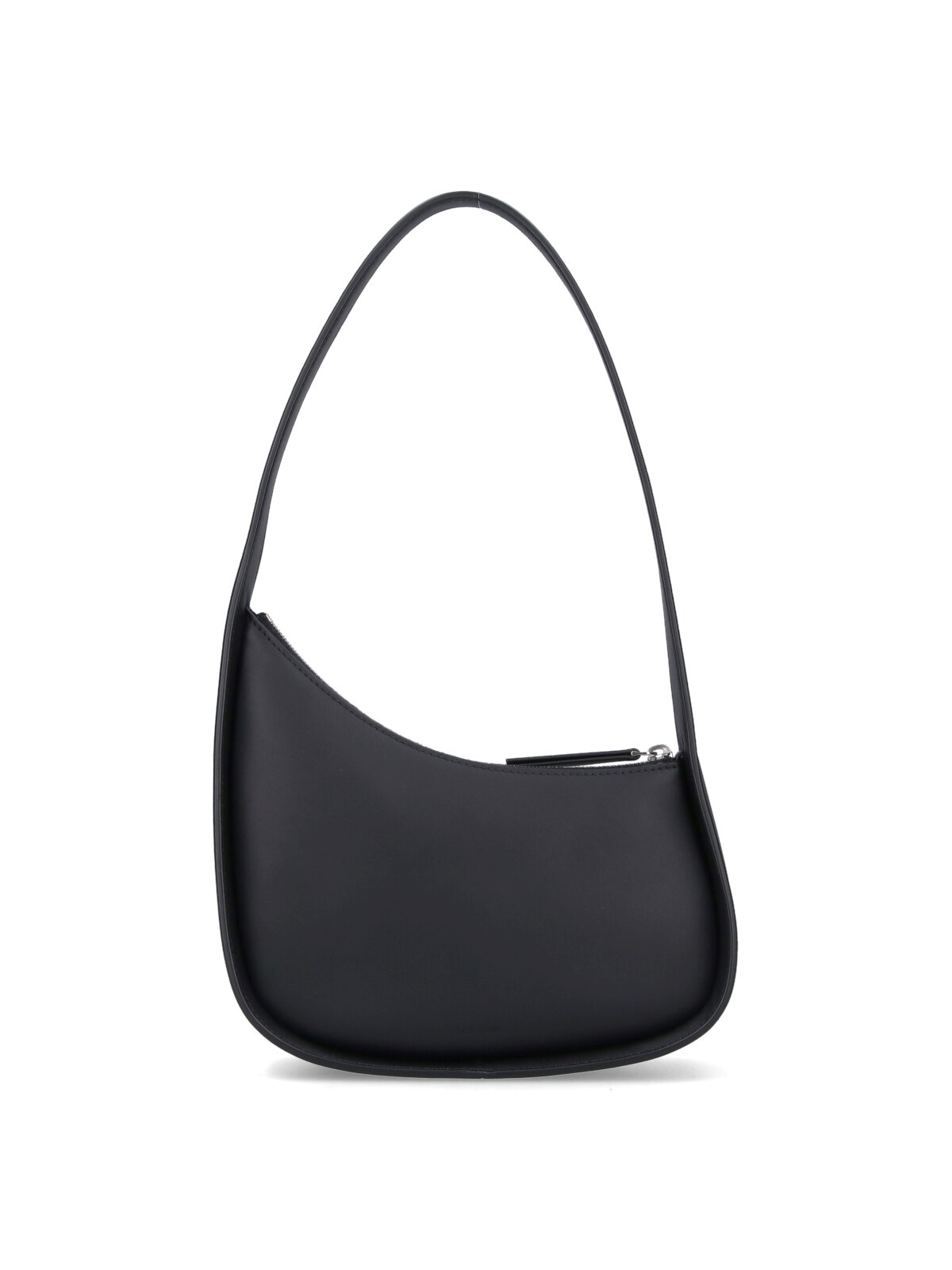 The Row 'half Moon' Shoulder Bag In Black