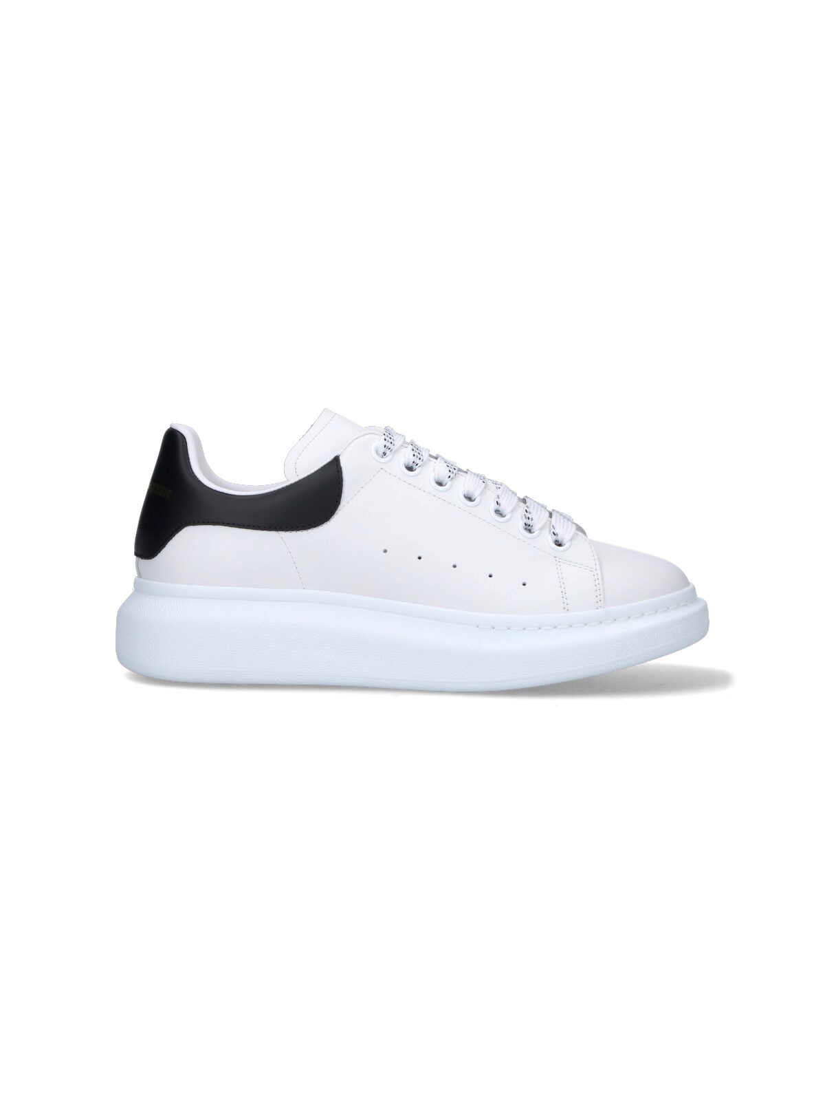 Alexander Mcqueen Leather Upper And Rubber Sole Sneaker In White