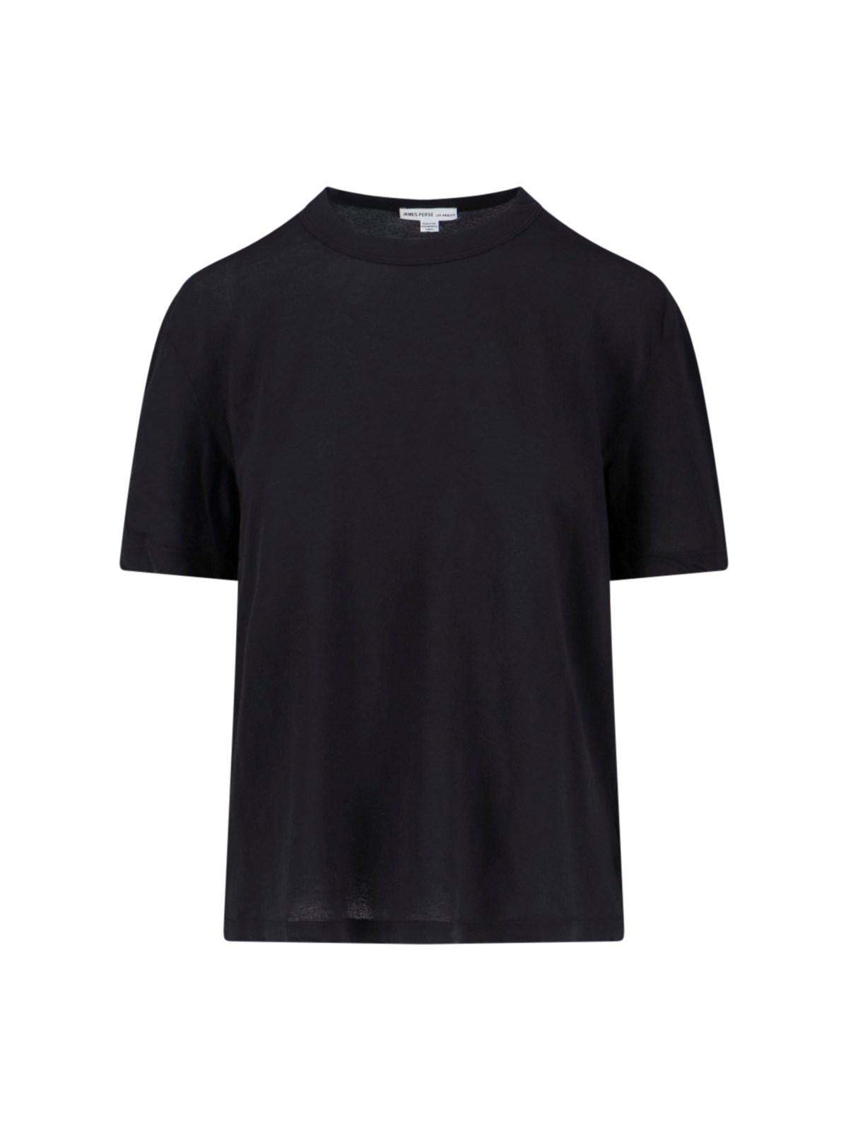 James Perse Crew Neck Short-sleeved T-shirt In Black