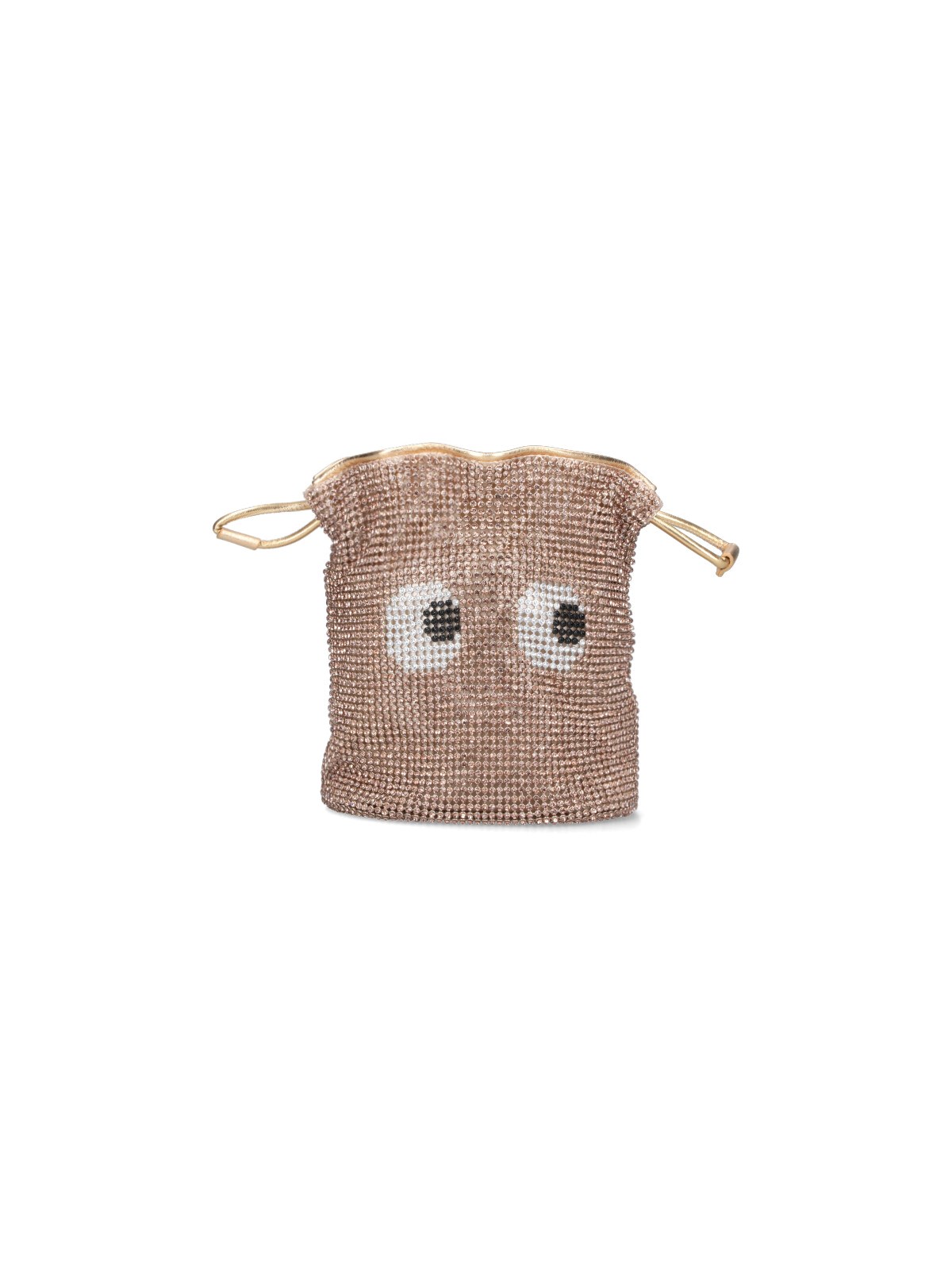 Anya Hindmarch 'eyes' Shoulder Bag In Gold