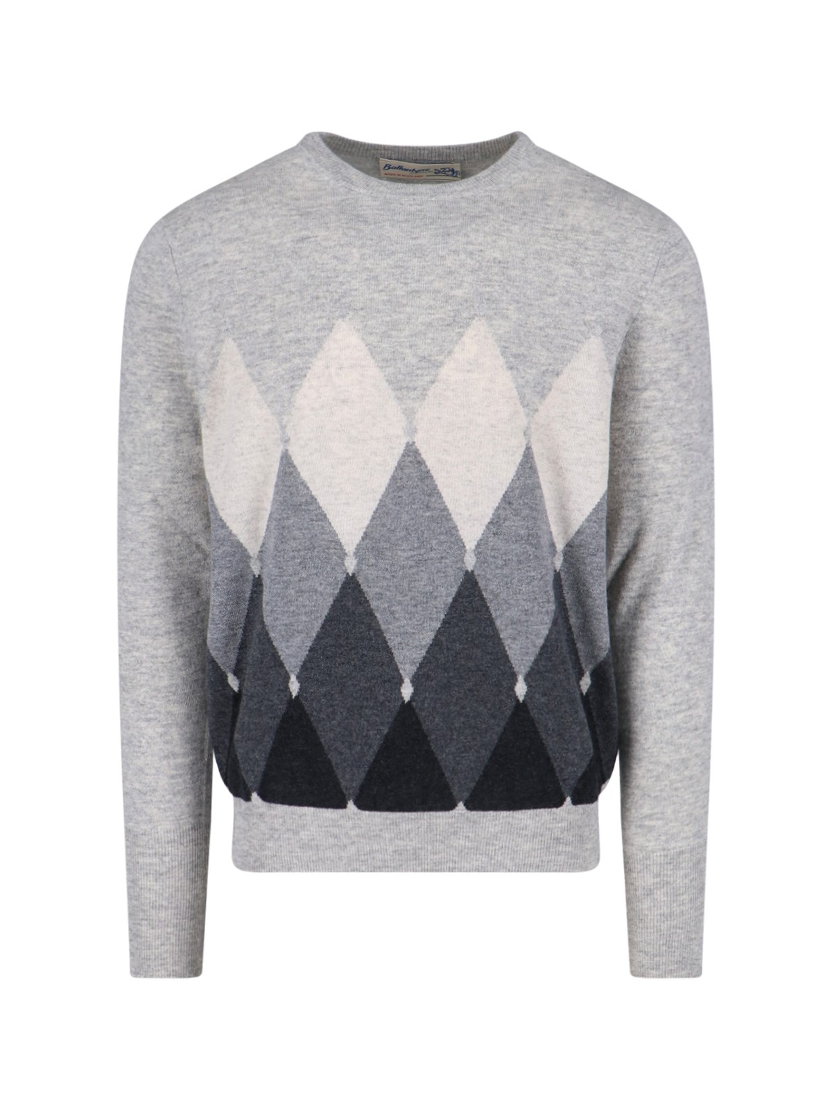 Ballantyne Cashmere Sweater In Gray
