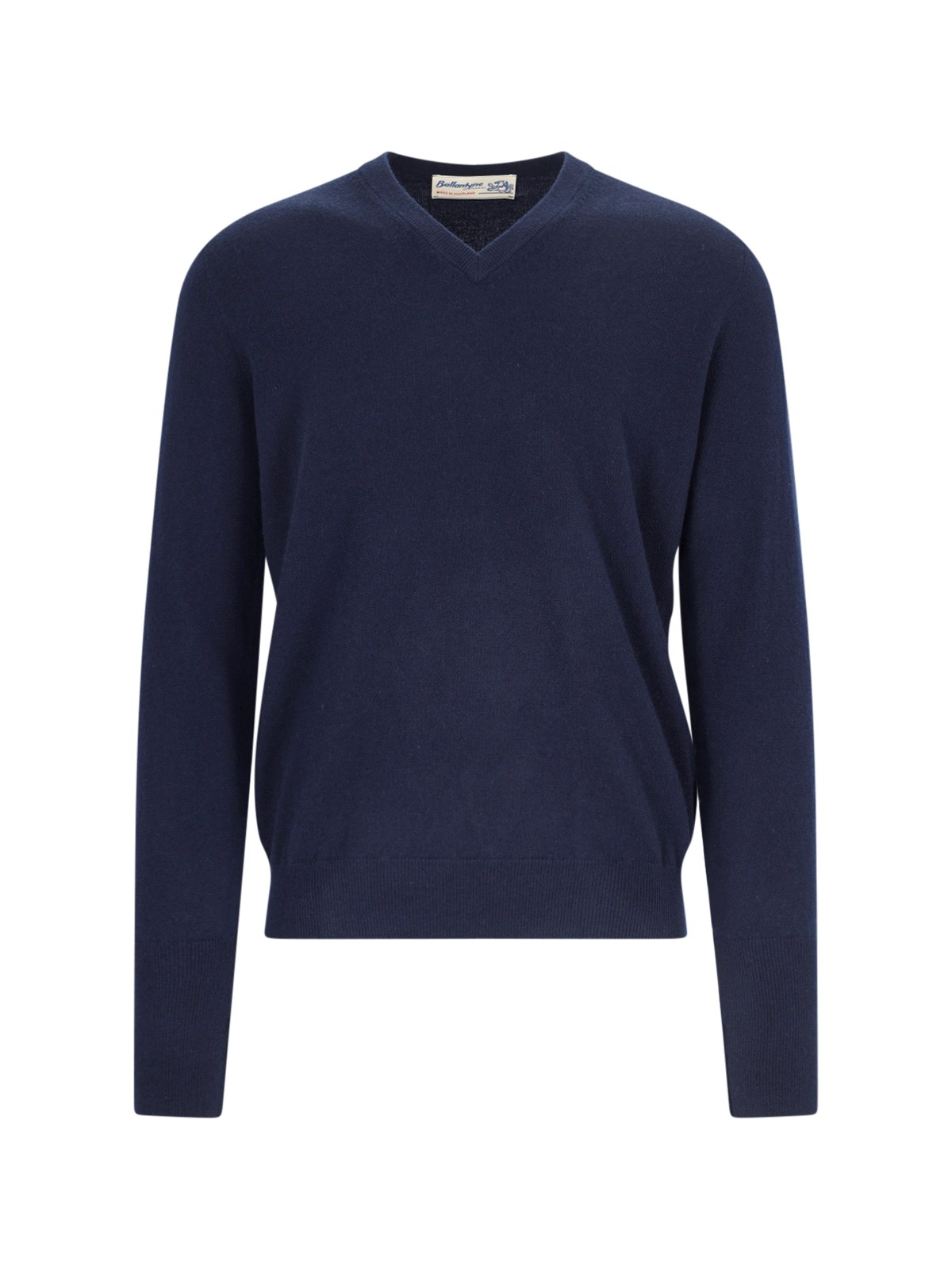 Ballantyne V-neck Sweater In Blue