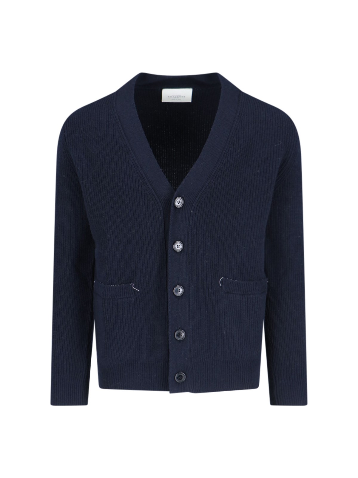 Ballantyne V-neck Cardigan In Blue