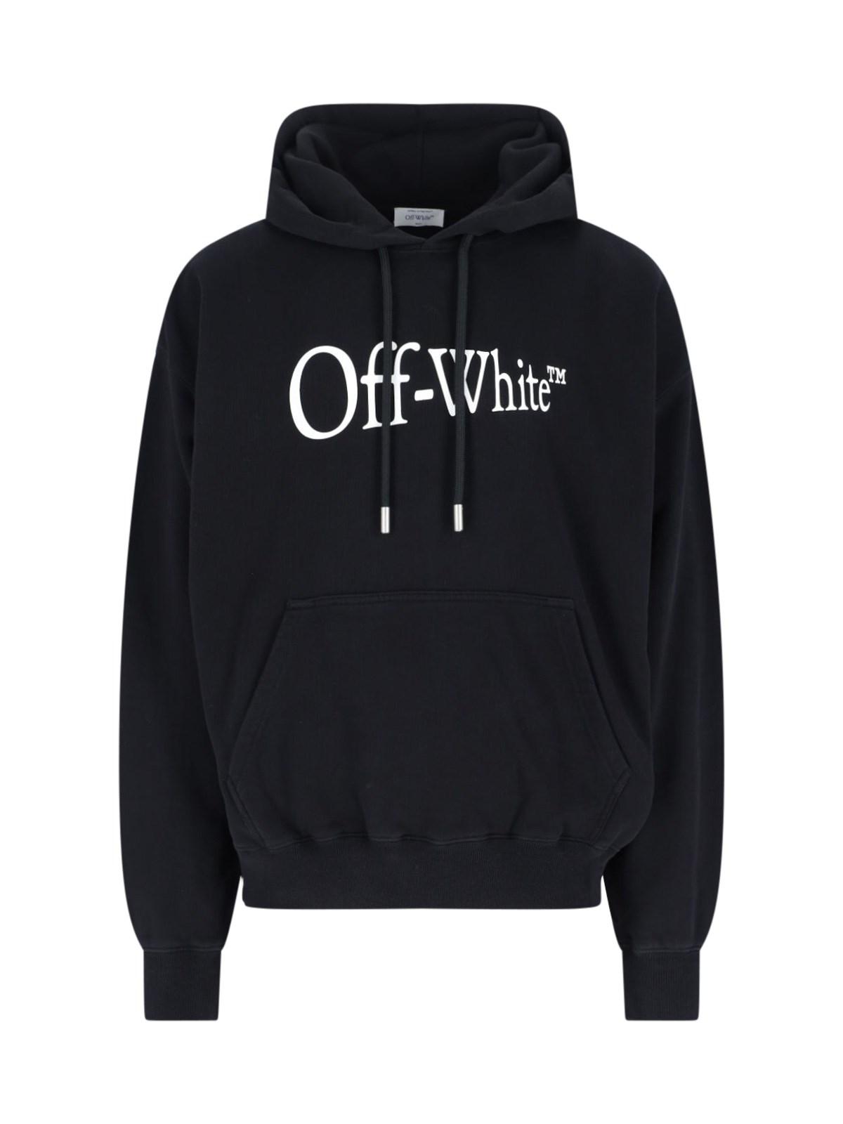 Off-white Long Sleeve Hooded Sweatshirt In Blue