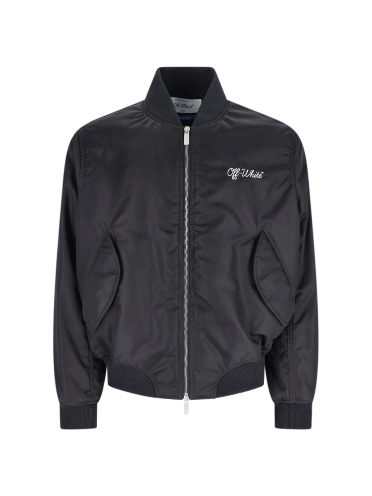 Off-White Uomo Nero Bomber Logo