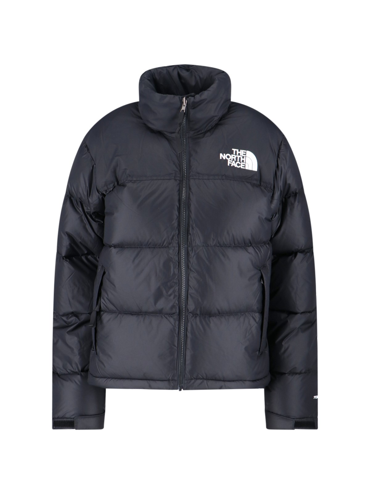 The North Face Quilted Jacket With High Collar And Long Sleeves In Blue