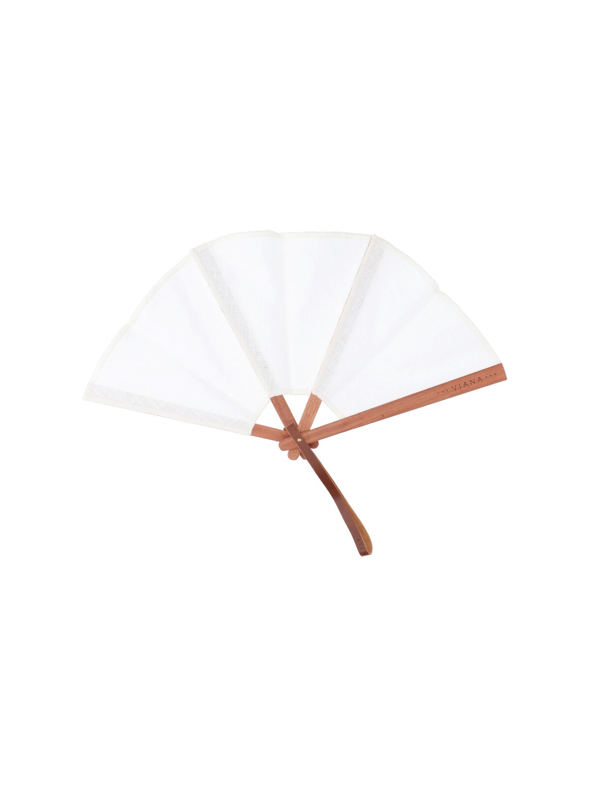 The Viana Fan "milos" Fan In White