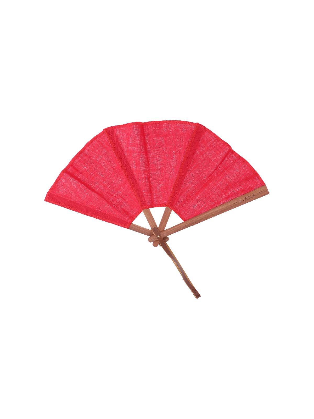 The Viana Fan "vulcano" Fan In Red