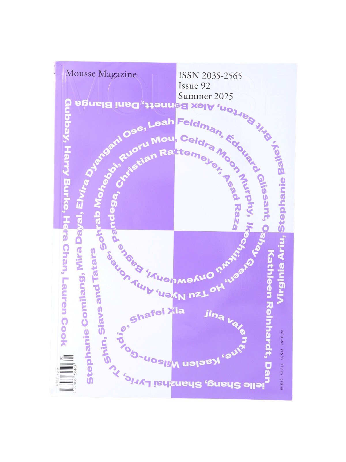 Magazine Mousse  Issue 92 In Multi