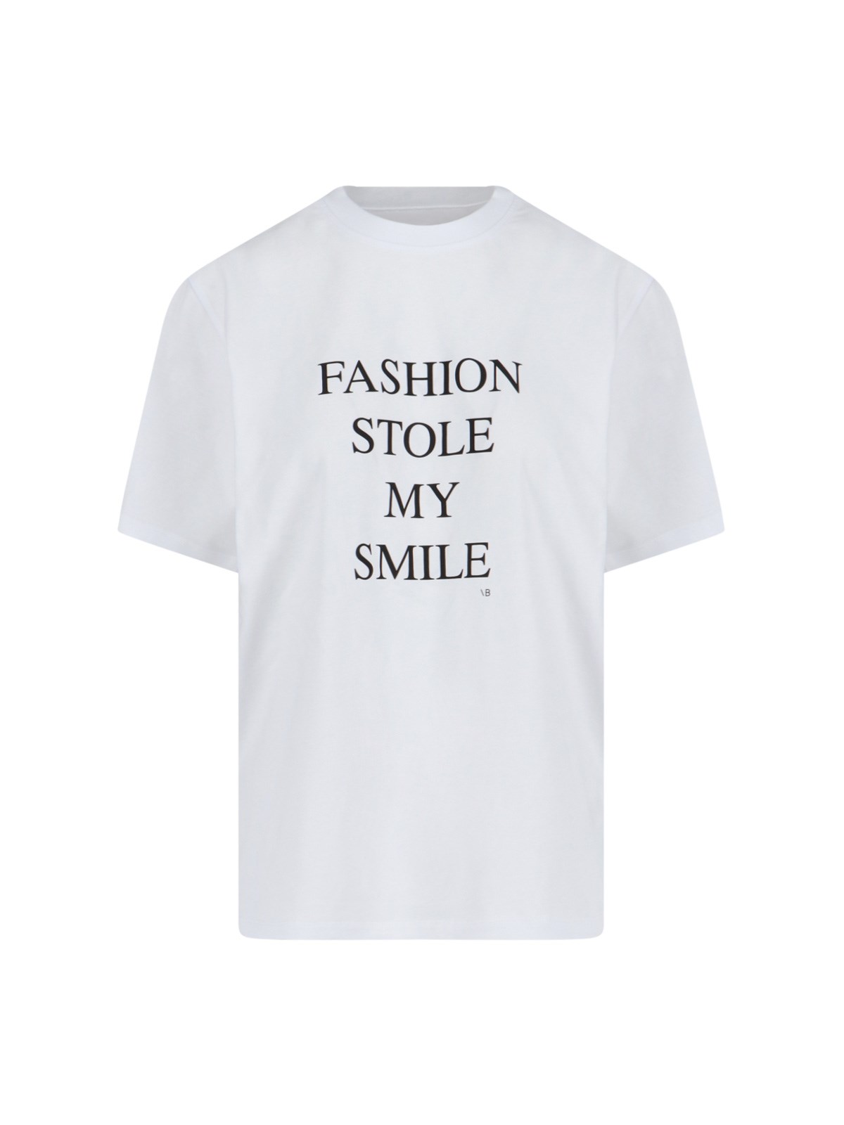 Victoria Beckham Slogan T-shirt In White