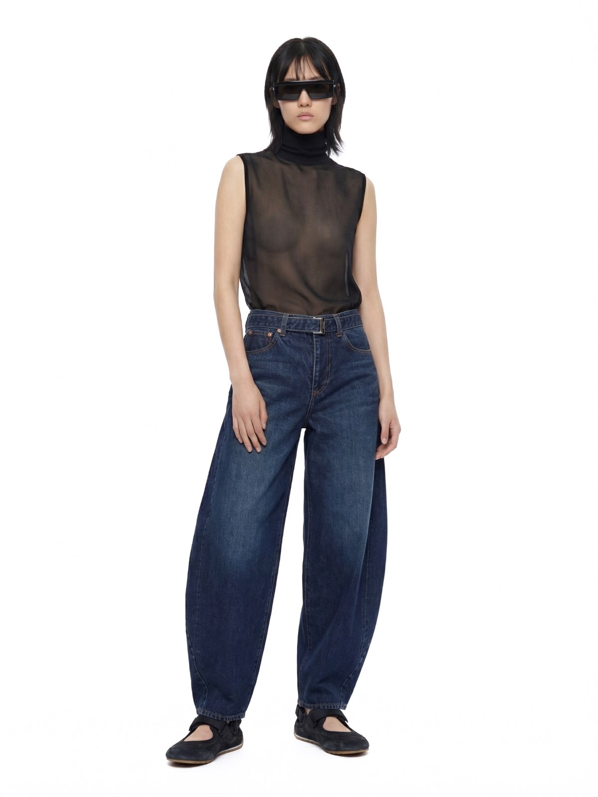 Sacai Barrel wide jeans available on SUGAR - 197630