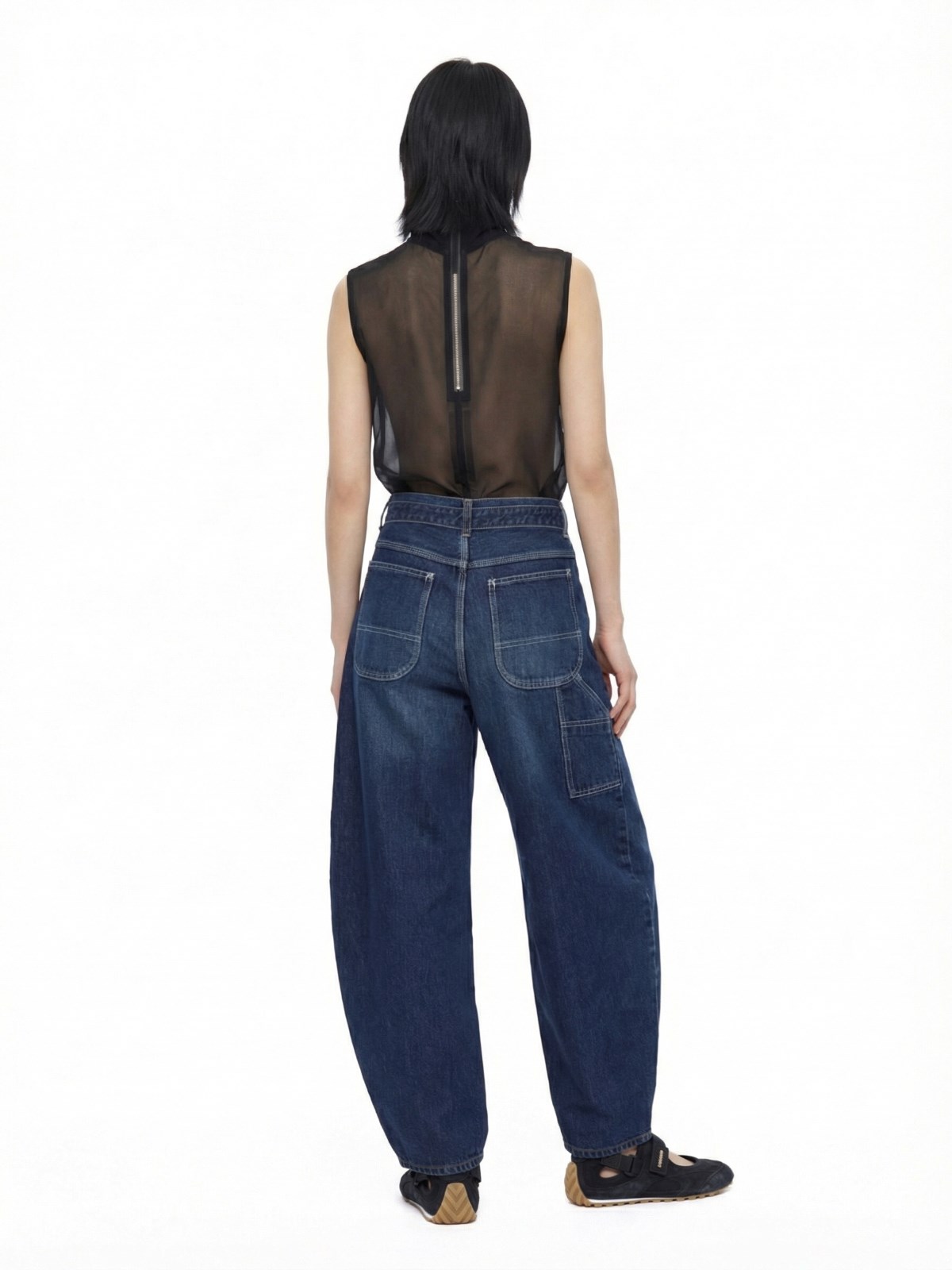 Sacai Barrel wide jeans available on SUGAR - 197630 Sacai Barrel wide jeans available on SUGAR - 197630