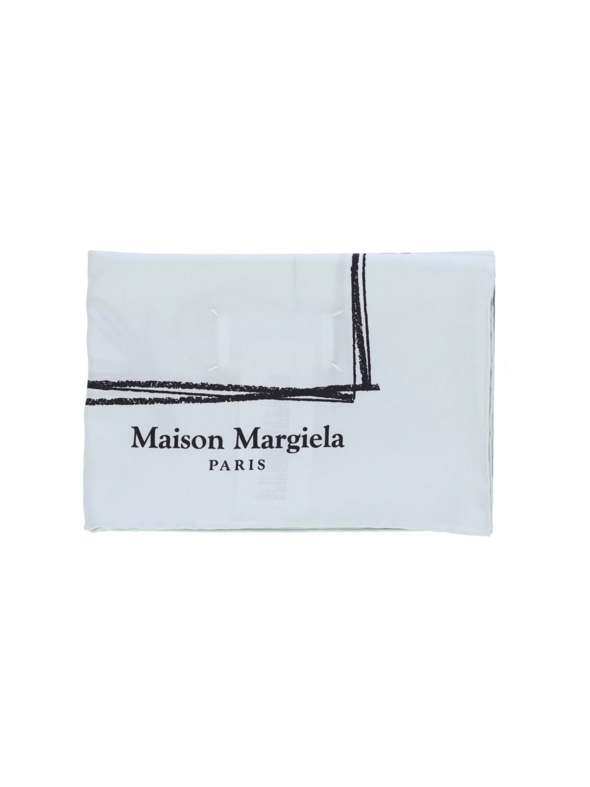 Maison Margiela 'Numeric' Silk Scarf