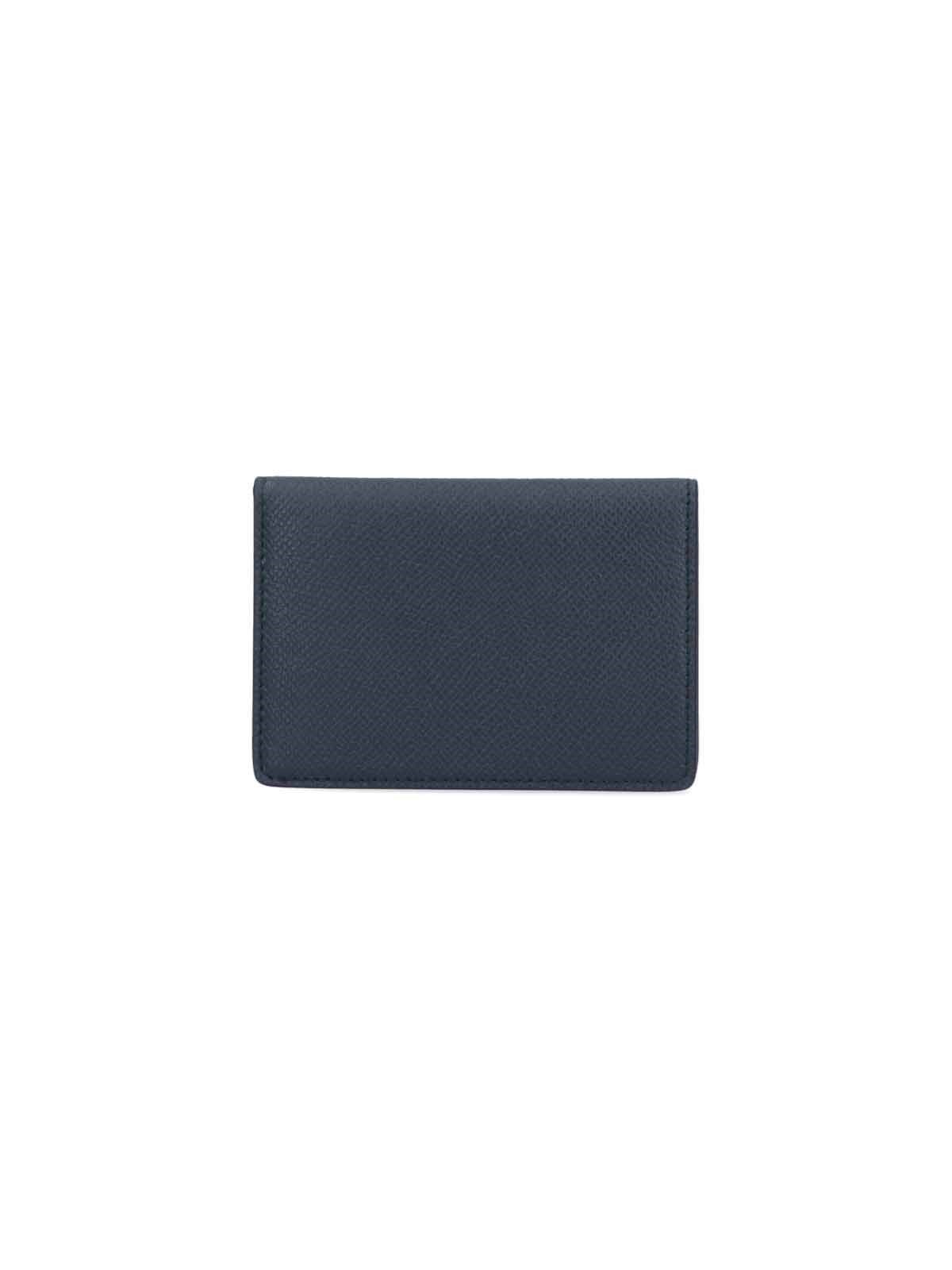 Maison Margiela Four Stitches Bi-fold Card Holder In Black