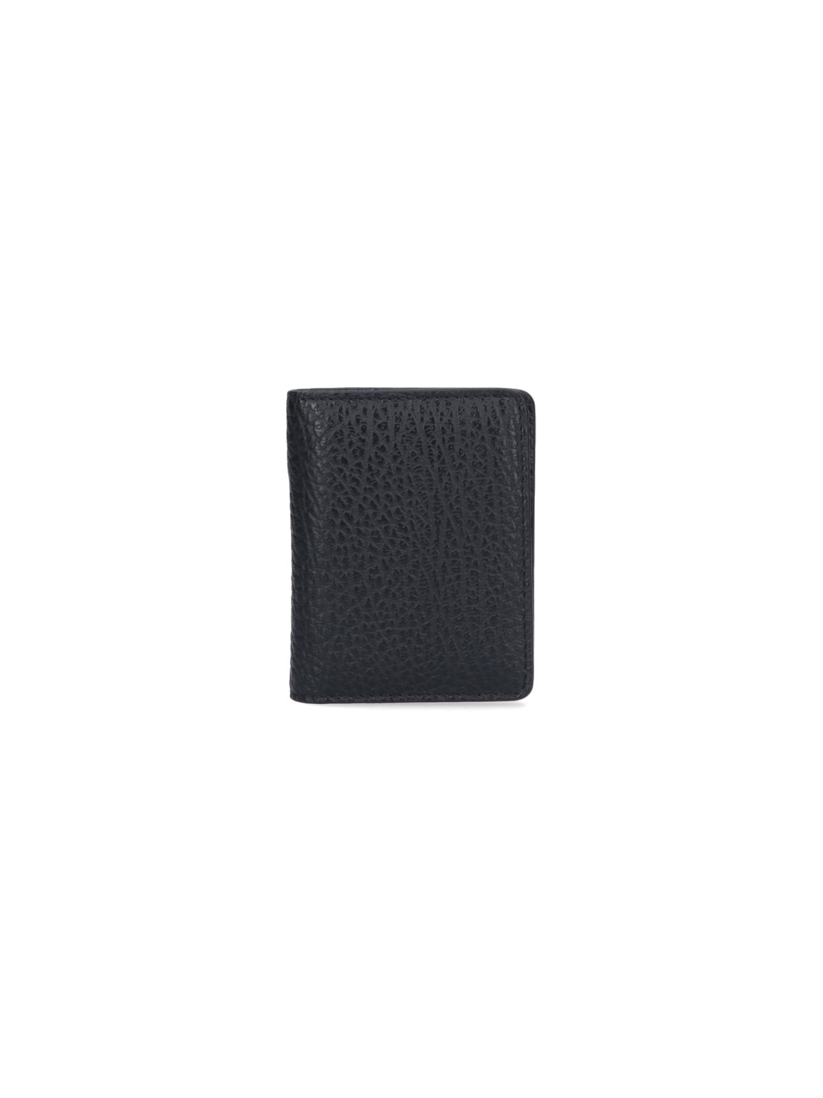 Maison Margiela Leather Cardholder In Black