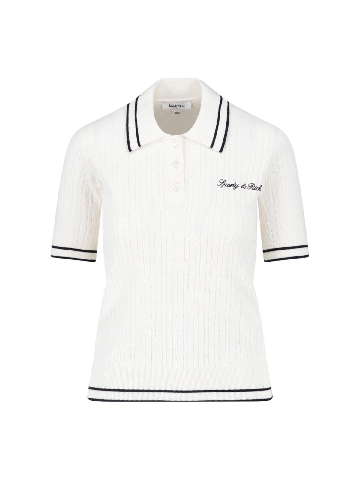 Sporty & Rich Polo "Signature Logo"