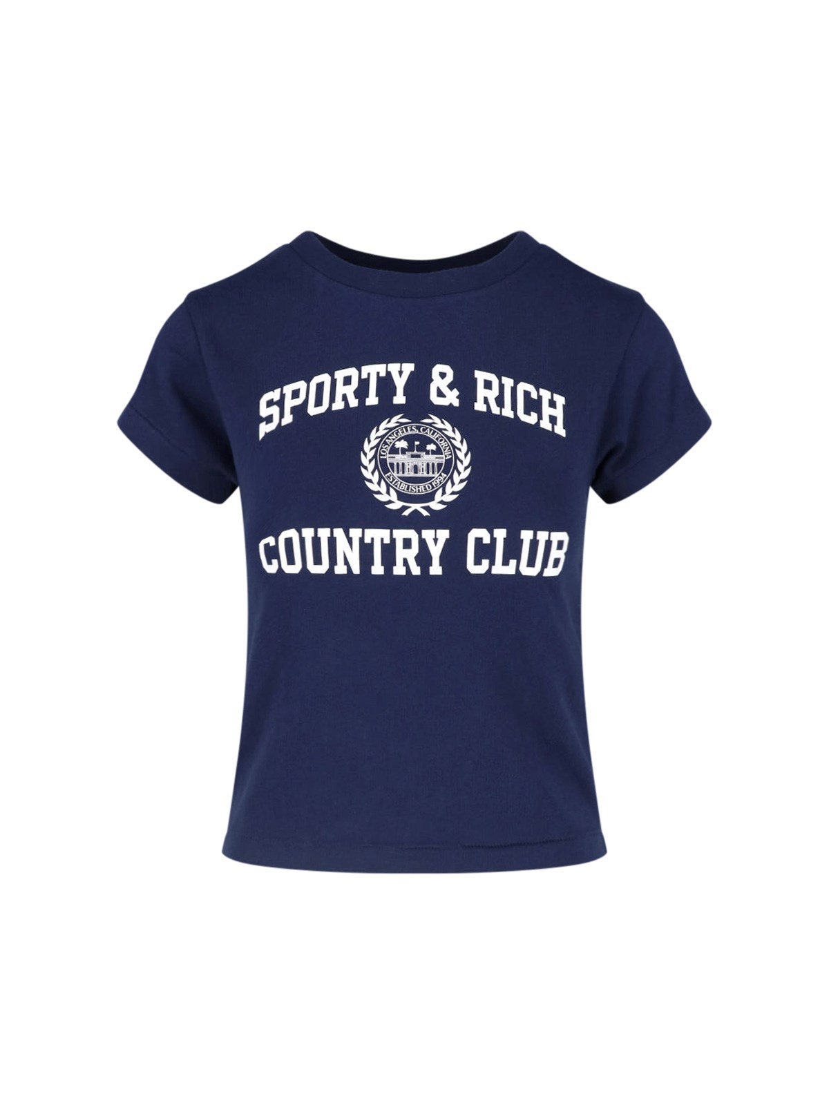 Sporty & Rich T-Shirt "Varsity Crest"