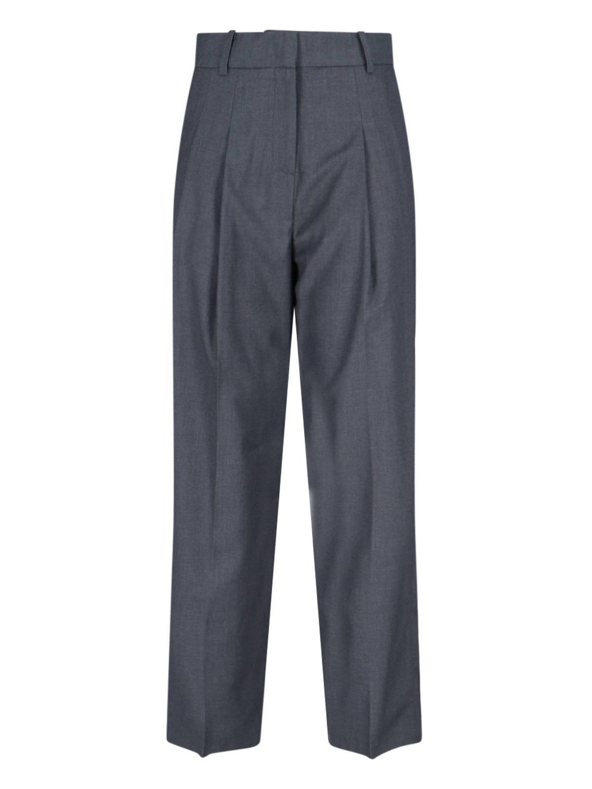 The Frankie Shop 'gelso' Wide Pants In Gray