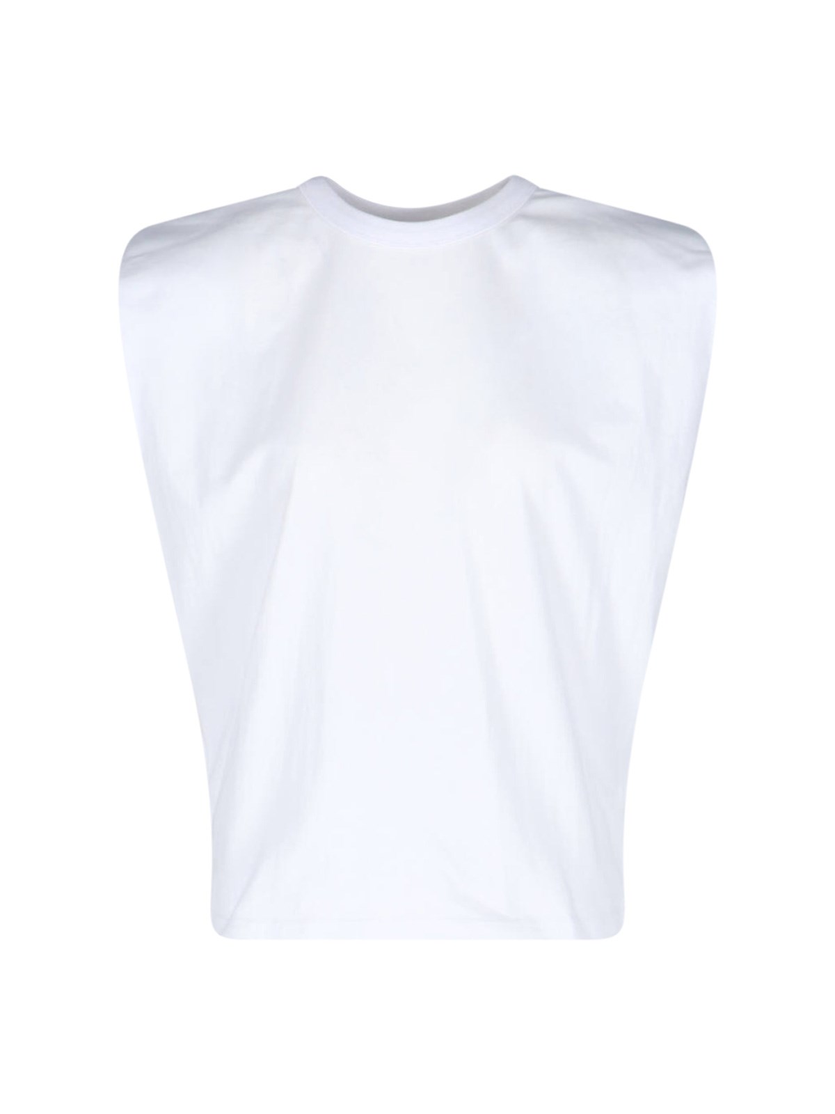 The Frankie Shop 'eva' Muscle T-shirt In White