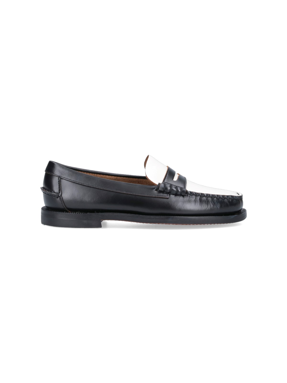 Sebago Classic Dan Smooth Leather Loafers In Multi