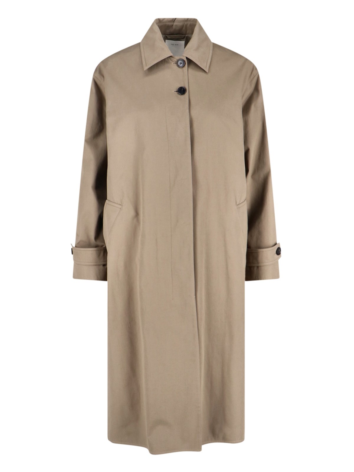 The Row 'lolana' Trench Coat In Brown