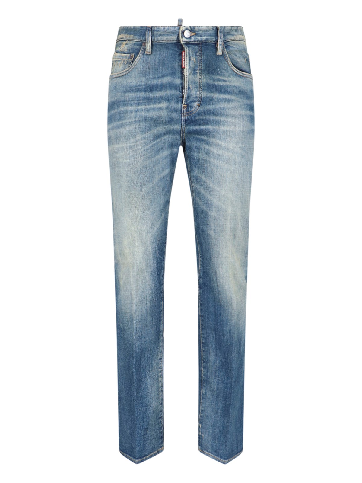 Dsquared2 Dsquared Stretch Denim Skater Jeans In Blue