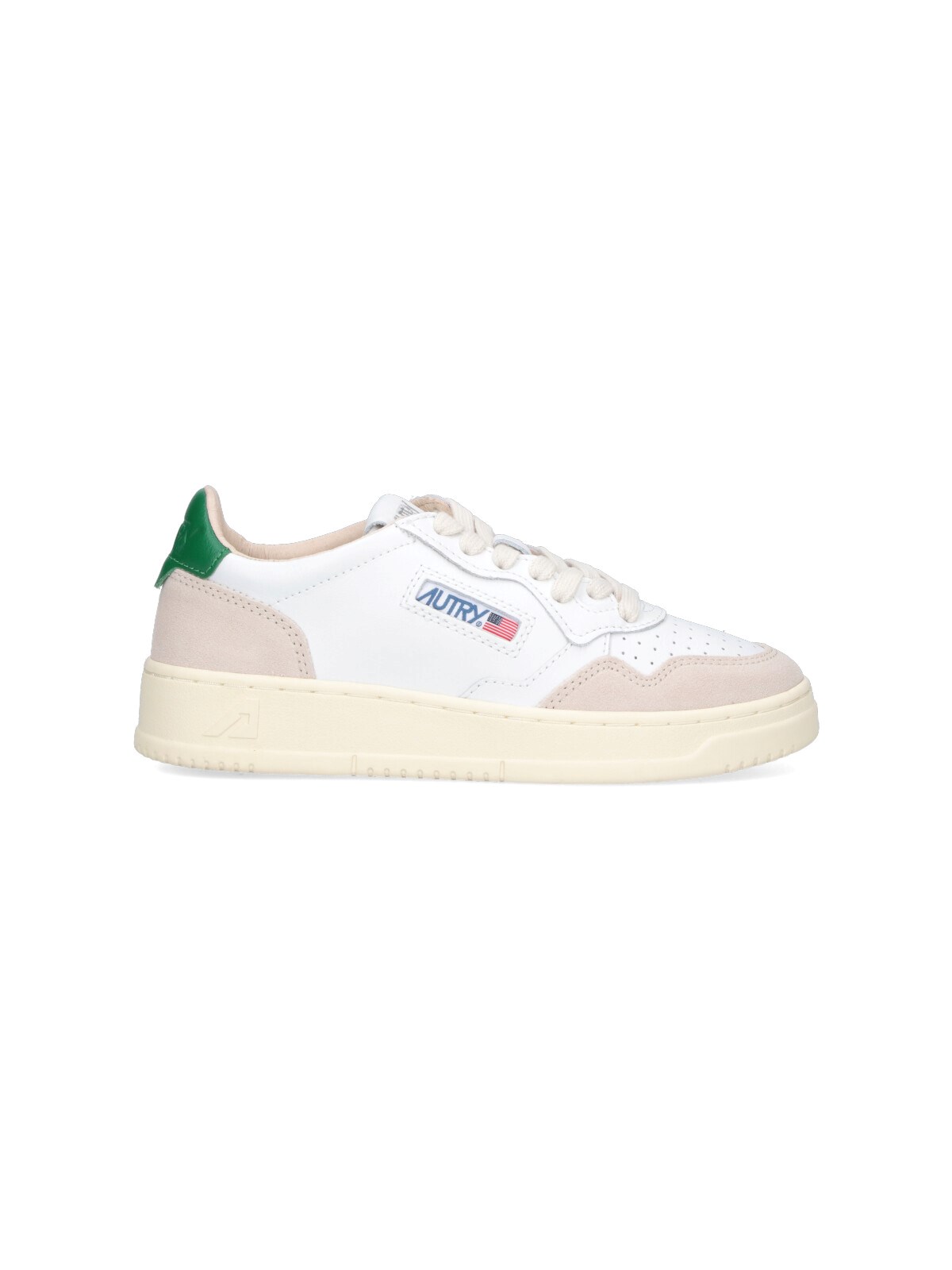 Autry "medalist 01" Low Sneakers In White