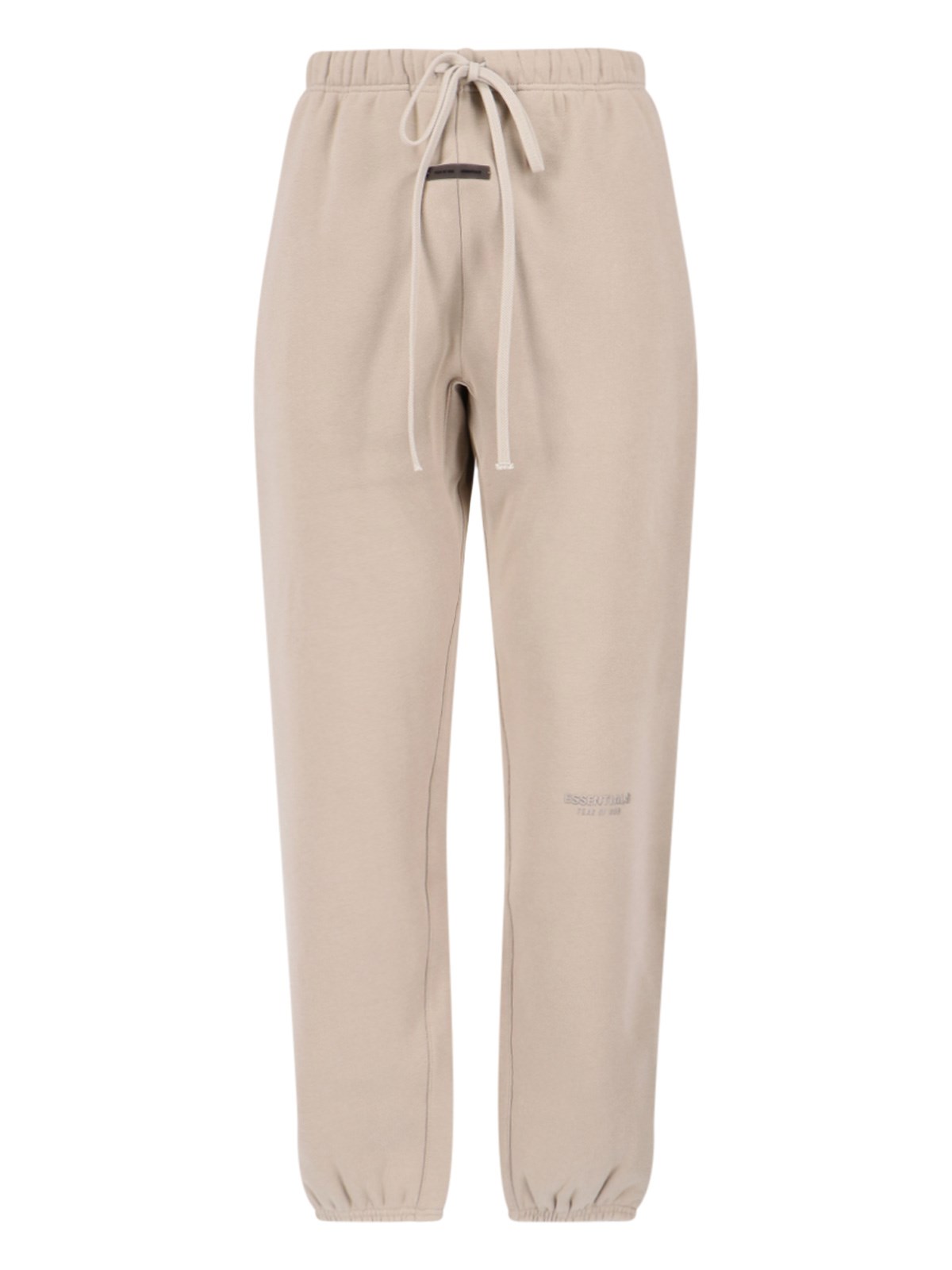 Essentials Mens Timber Vintage Logo-embellished Cotton-blend Jogging Bottoms In Neutral