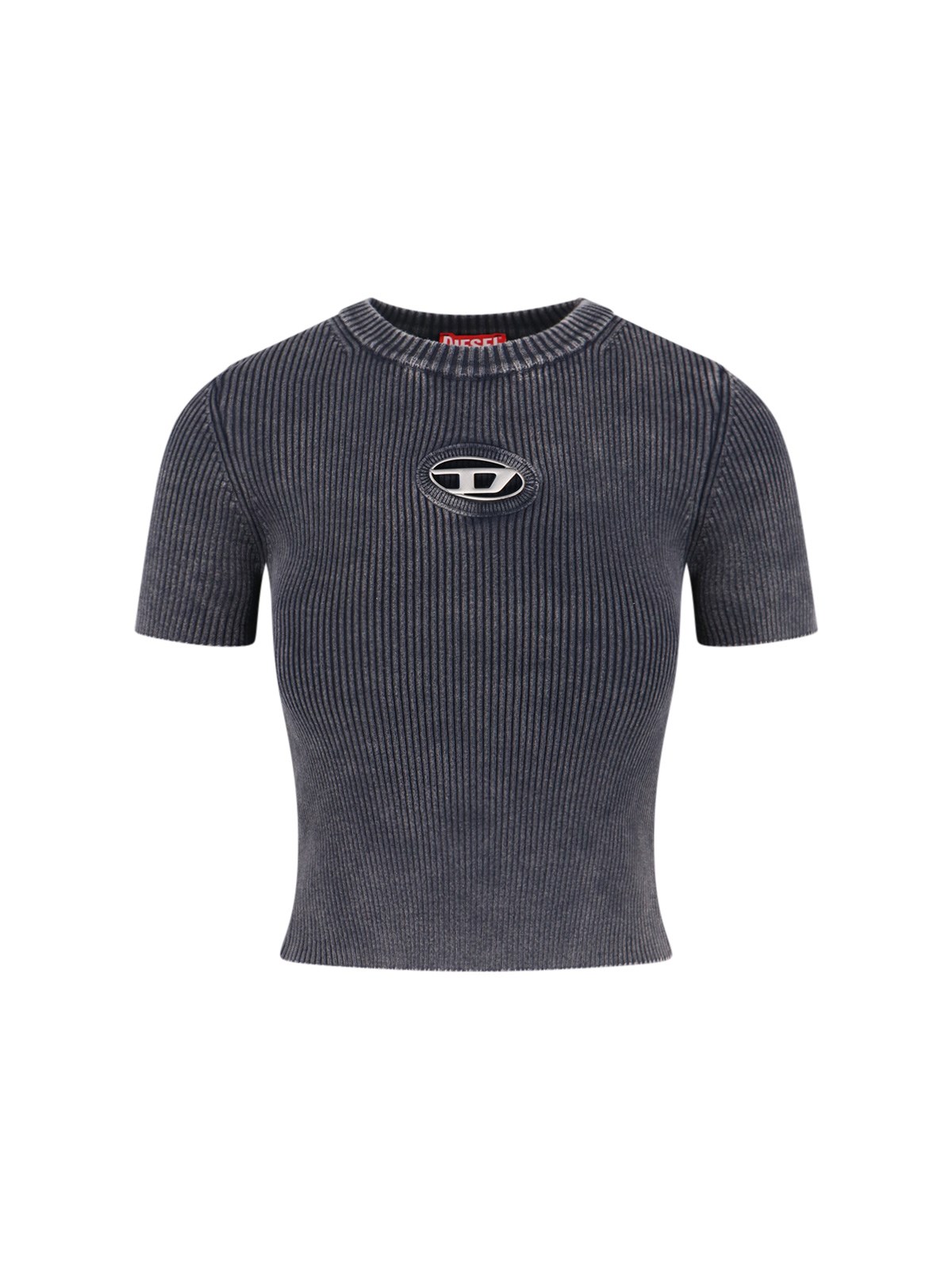 Diesel 'm-anchor' T-shirt In Gray