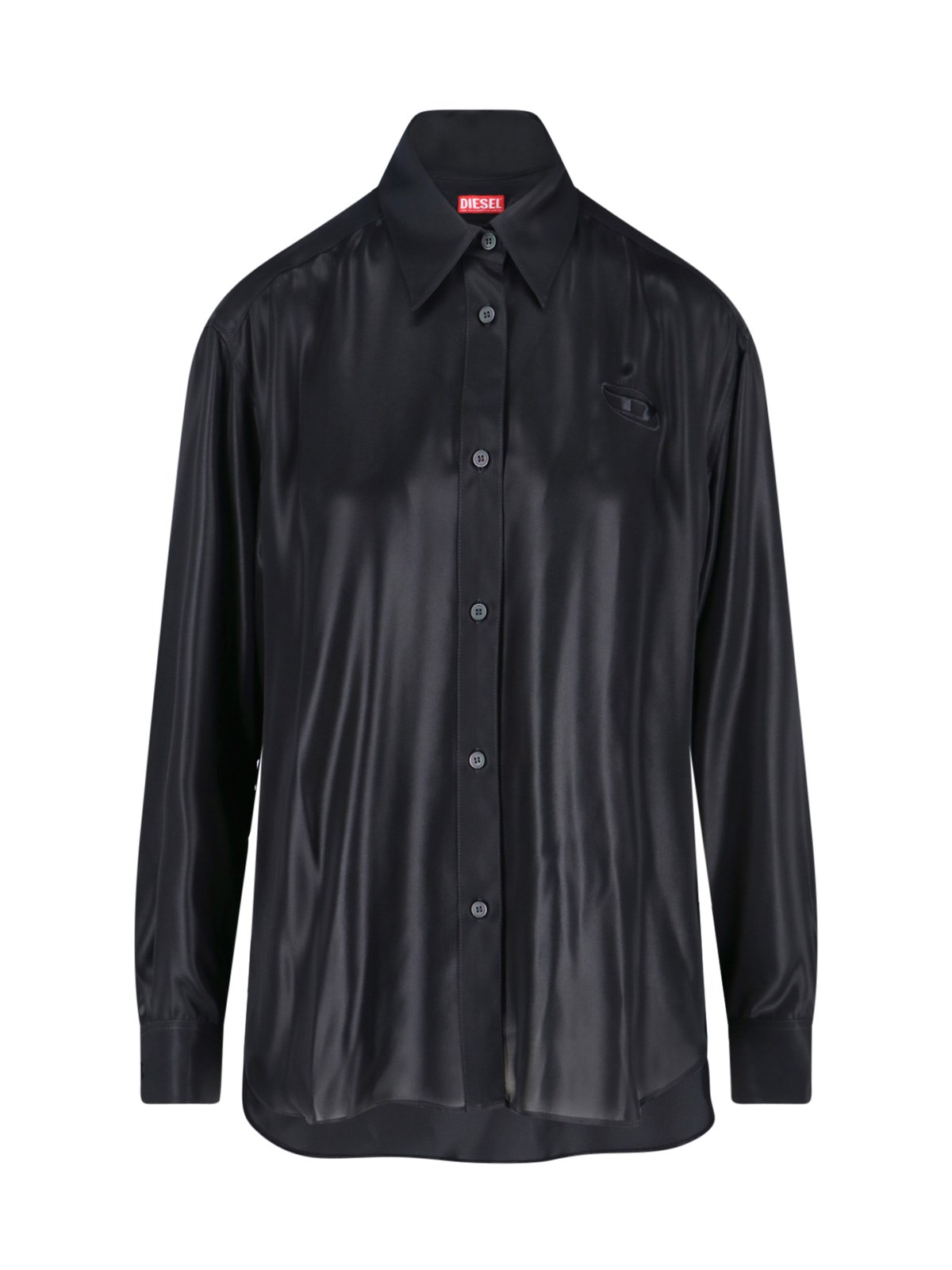 Diesel 's-simply-c-wn-q1' Shirt In Black