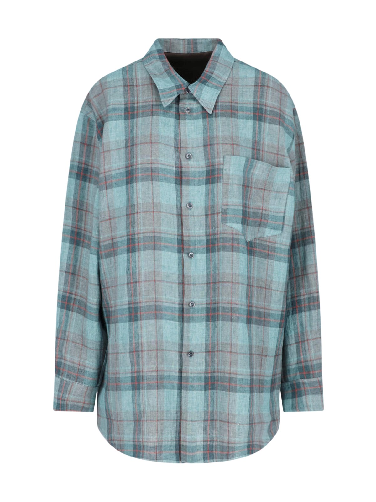 Magliano Checked Linen Shirt