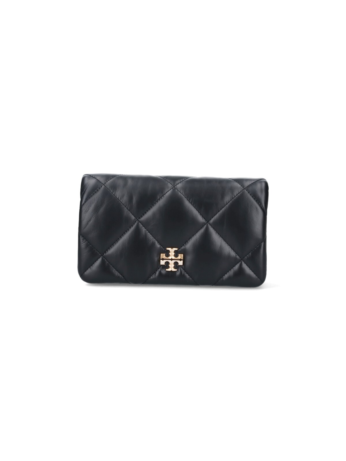 Tory Burch Kids' 'kira' Chain Wallet In Black