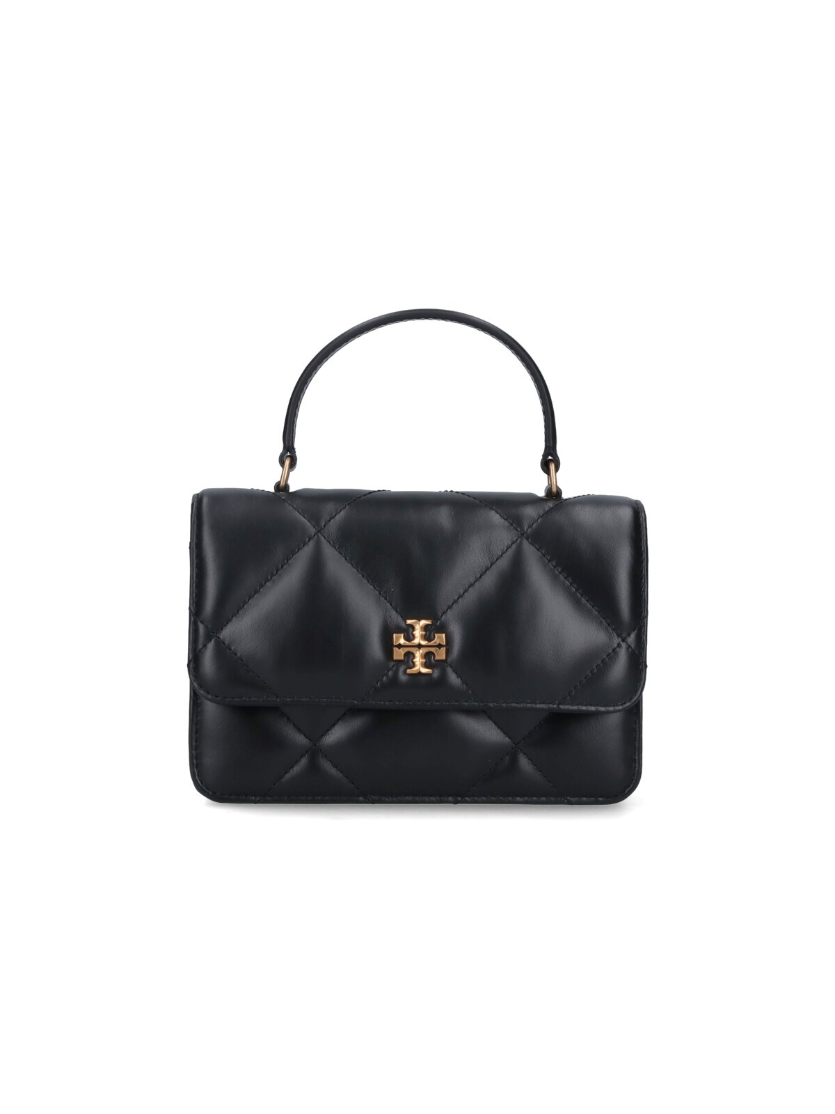 Tory Burch "kira Diamond Quilt" Mini Bag In Black