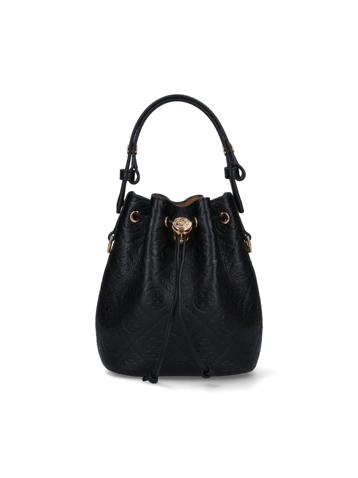 Tory Burch T Monogram Bucket Bag In Black