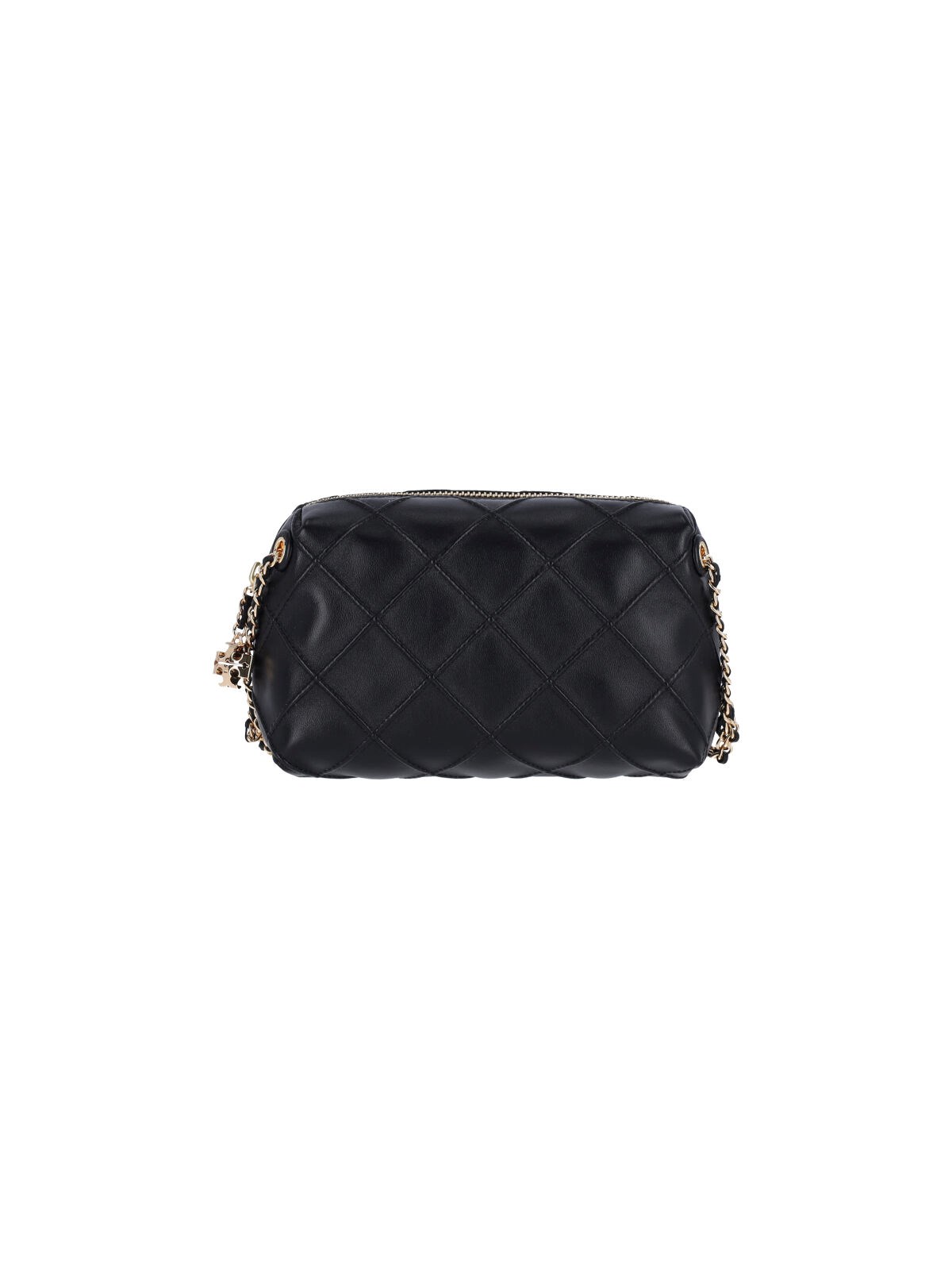 Tory Burch Mini Crossbody Bag "fleming" In Black