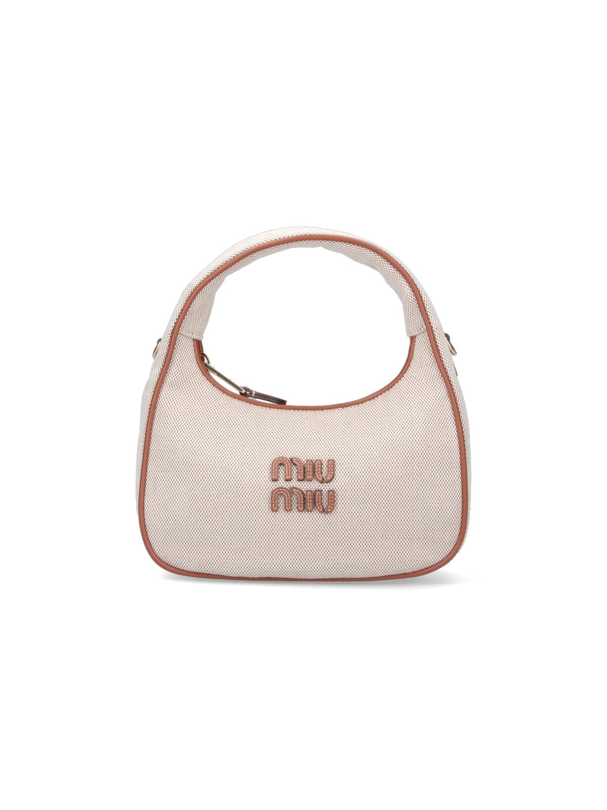 Miu Miu Mini Hobo Bag "wander" In Neutral