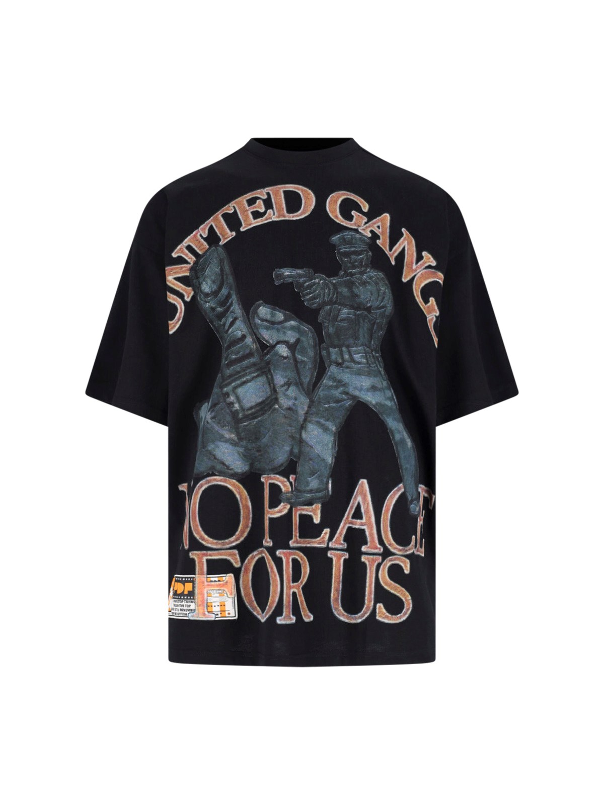 Pdf Black Cotton The Boy White Flake T-shirt In Black
