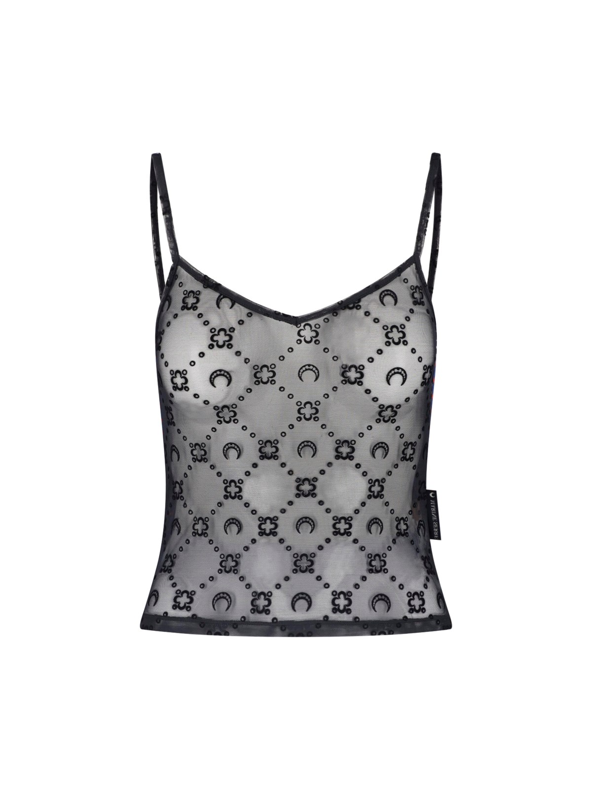 Marine Serre Top "Monogram Flock"