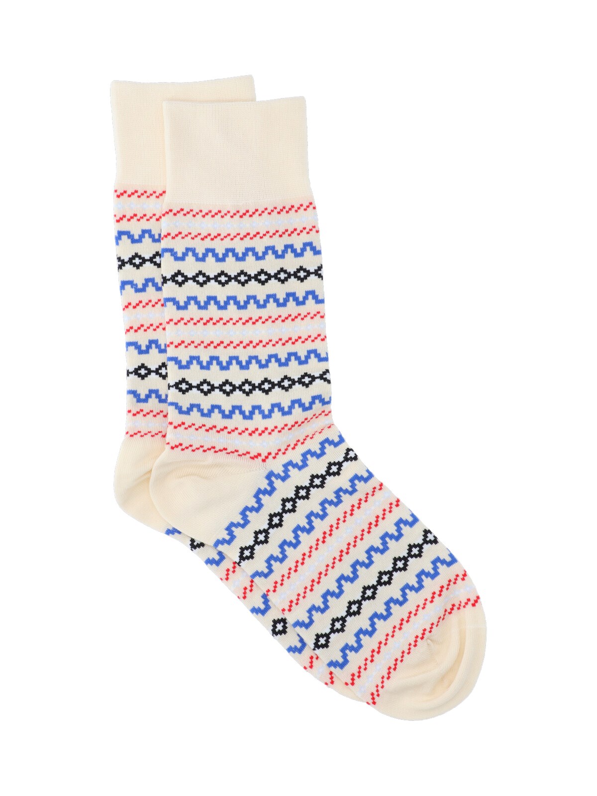 Jw Anderson 'fairisle' Socks In Multi