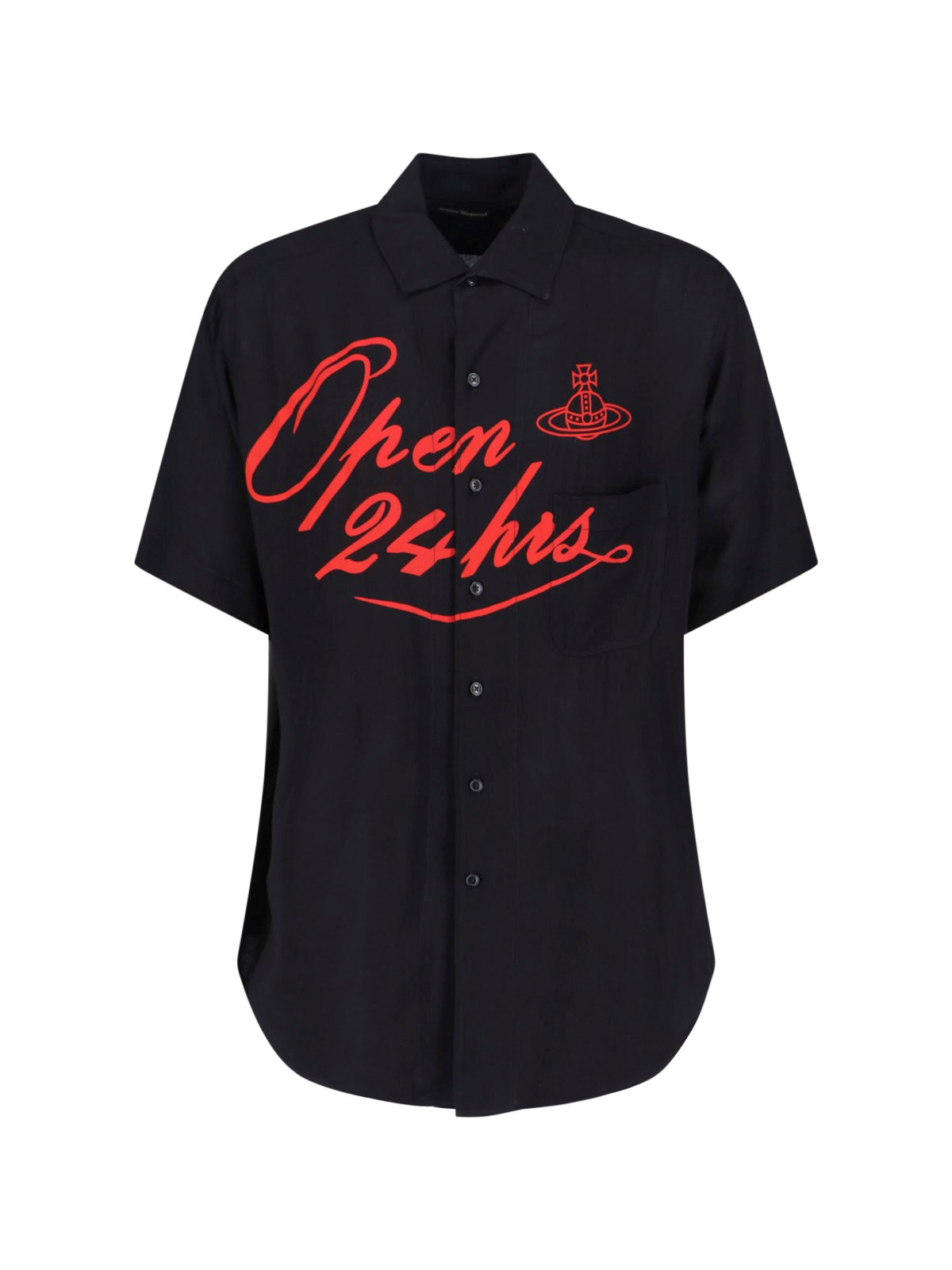 Vivienne Westwood Camicia Bowling "Open 24 Hrs"